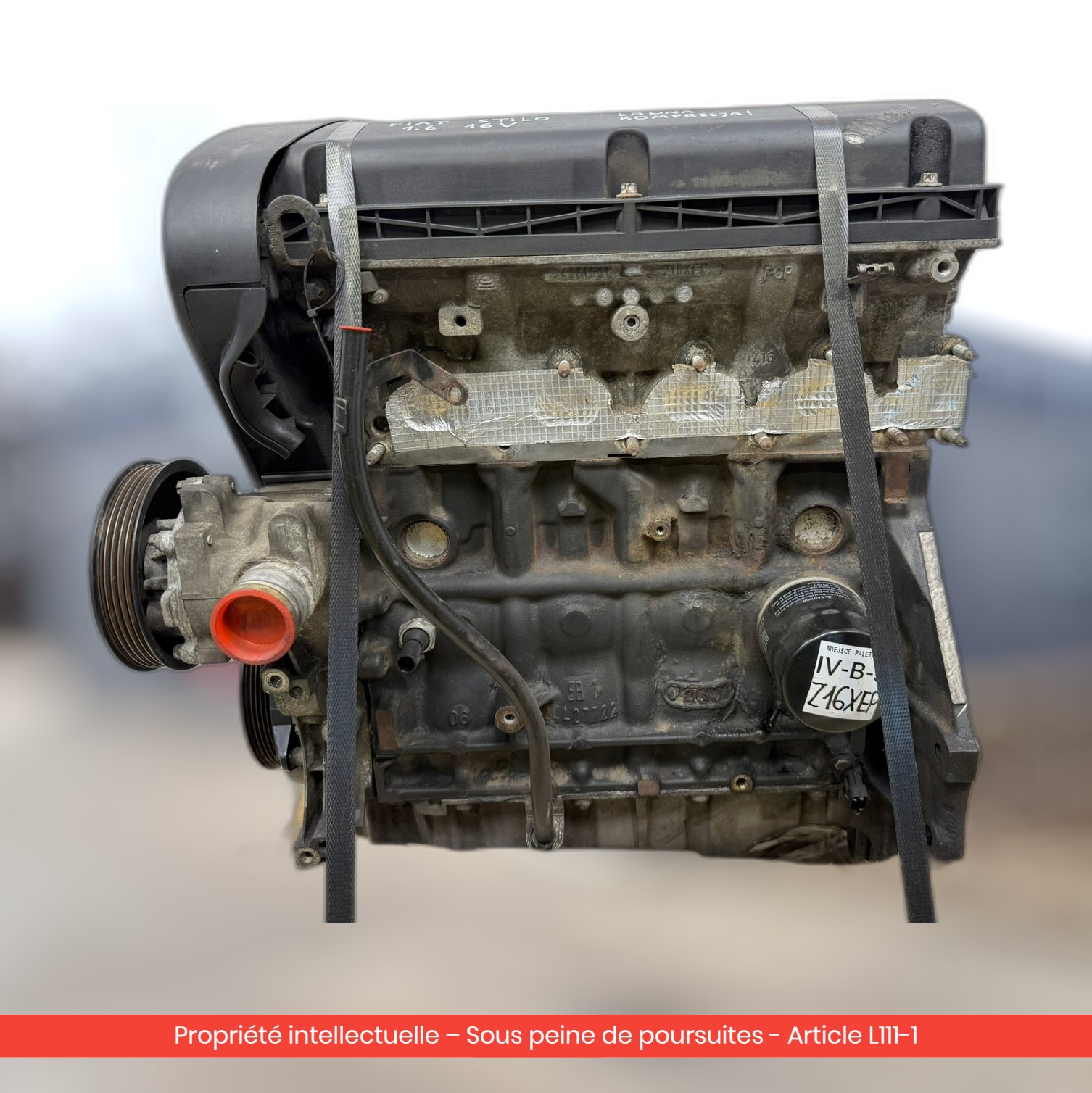 Moteur Fiat Stilo 192B3000 — occasion — vue 3
