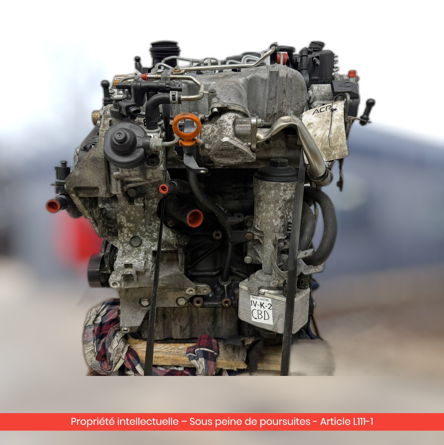 Moteur Volkswagen Golf VI / Škoda Yeti CBD CBDB — occasion — vue 4
