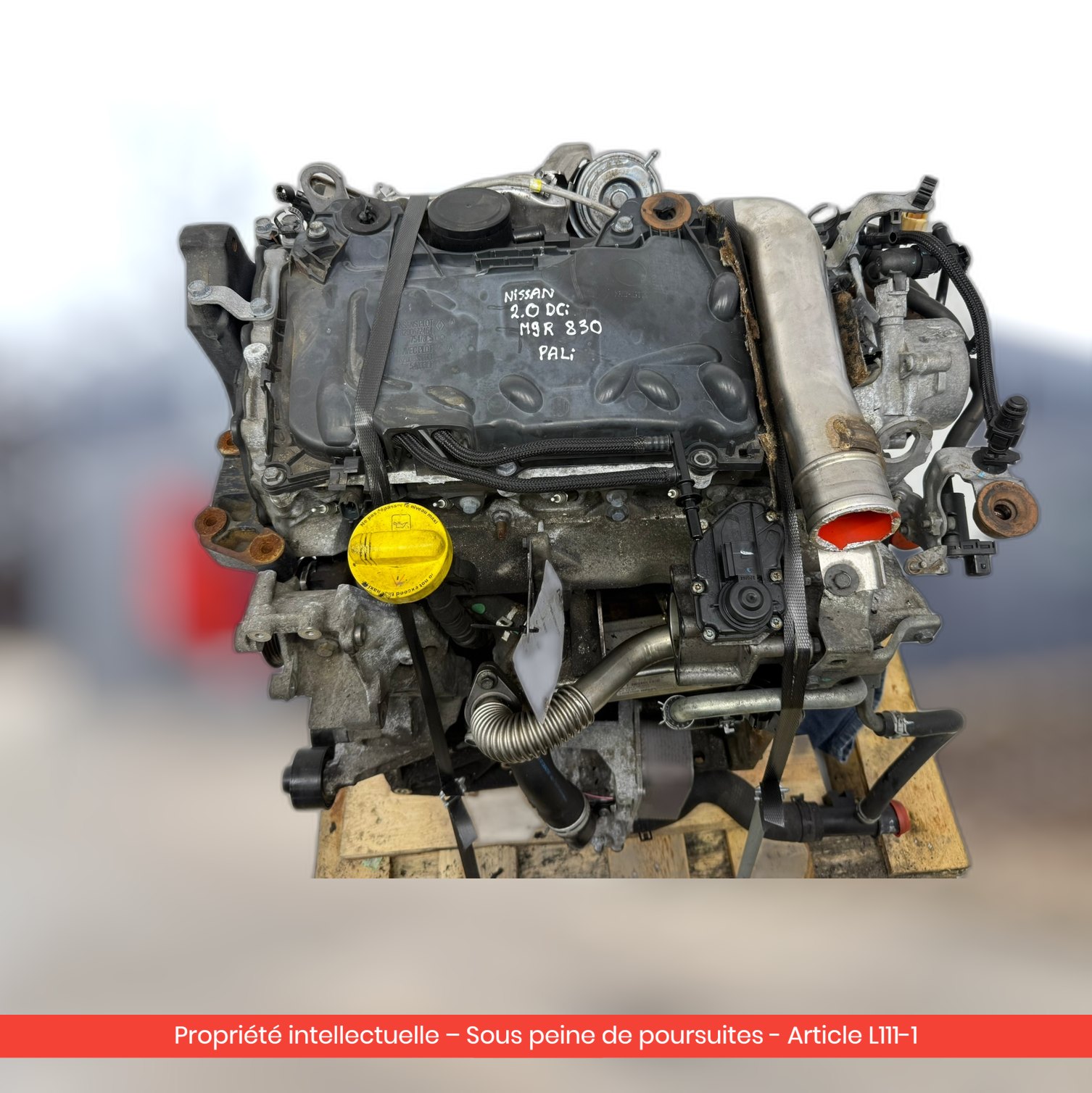 Moteur Nissan Qashqai I J10 M9R830 M9RC830 — occasion — vue 4