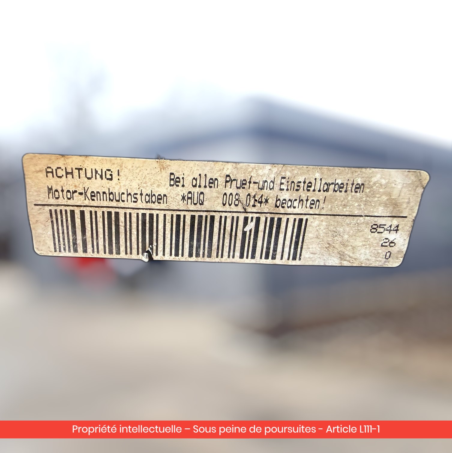 Moteur Audi / Volkswagen / Seat AUQ — occasion — vue 3
