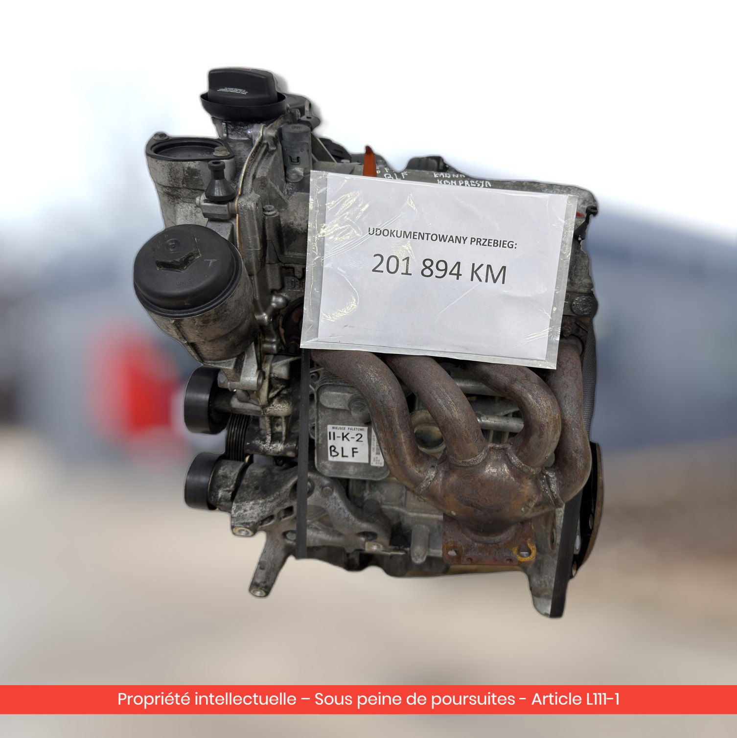 Moteur Audi / Volkswagen / Seat BLF — occasion — vue 1