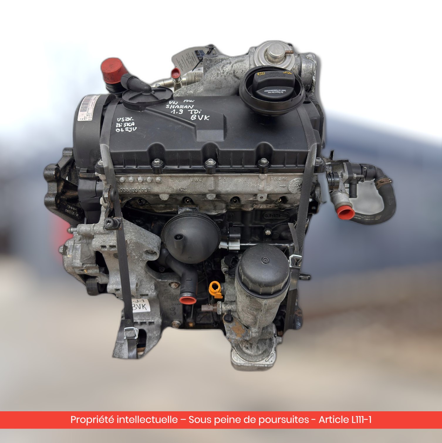 Moteur Volkswagen Sharan / Seat Alhambra / Ford Galaxy II MK2 BVK — occasion — vue 1