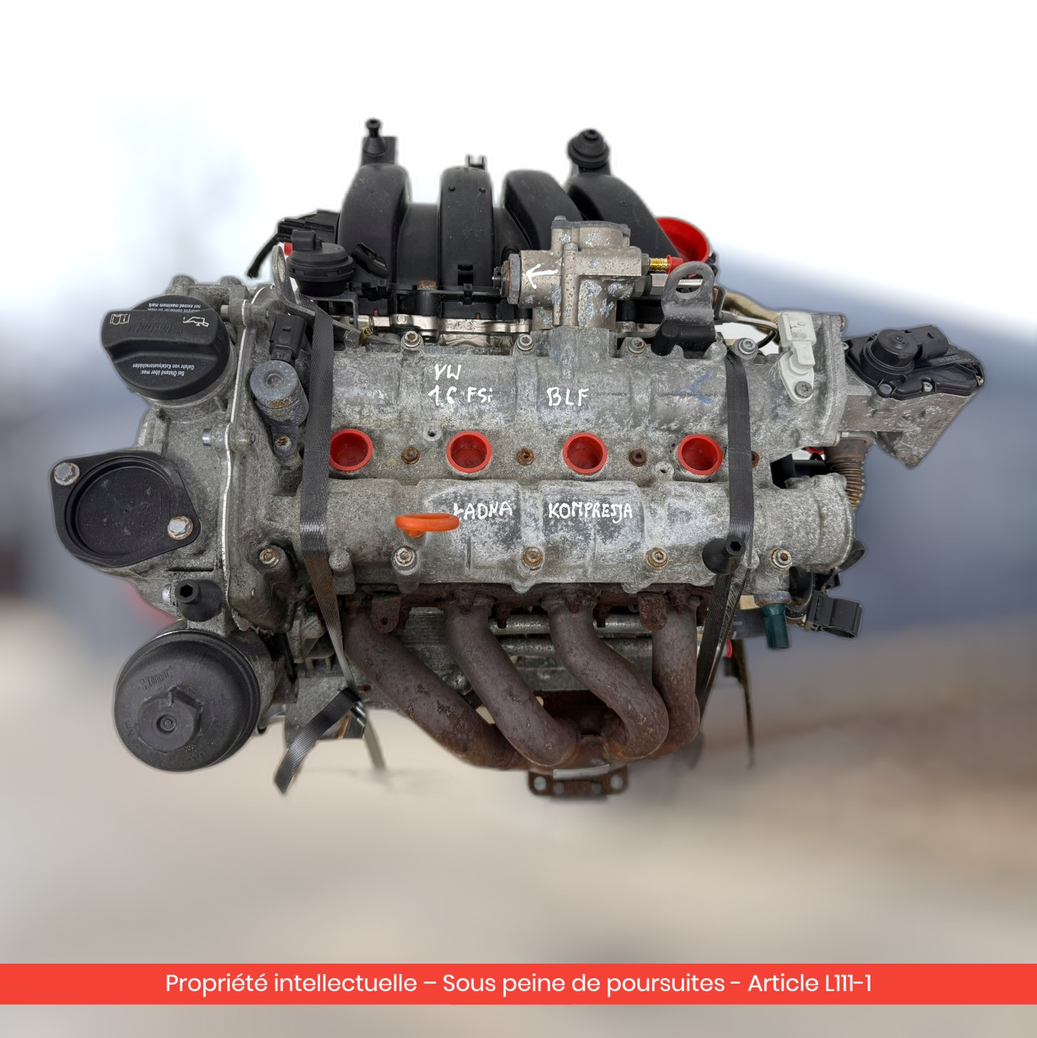 Moteur Volkswagen EOS / Audi A3 II 8P / Škoda Octavia II BLF — occasion — vue 3