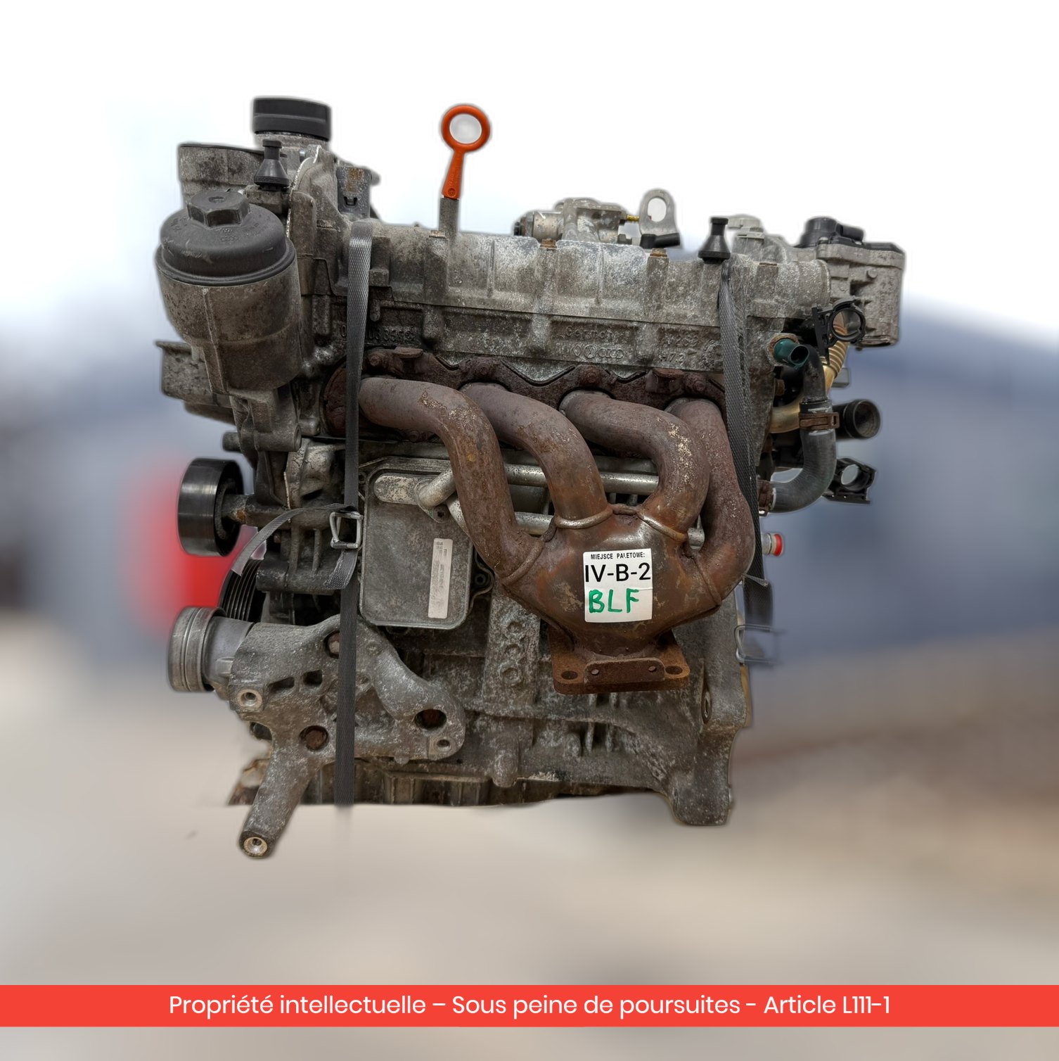 Moteur Volkswagen EOS / Audi A3 II 8P / Škoda Octavia II BLF — occasion — vue 4