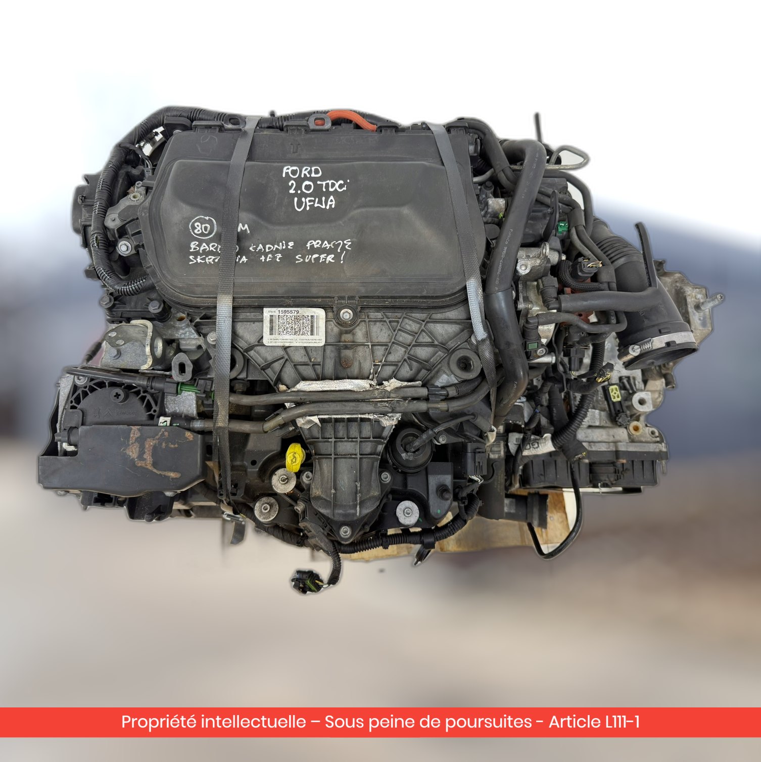 Moteur Ford Galaxy MK2 UFWA — occasion — vue 3