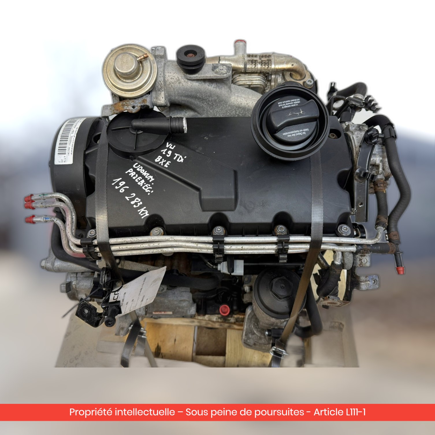 Moteur Audi / Volkswagen / Seat BXE — occasion — vue 4