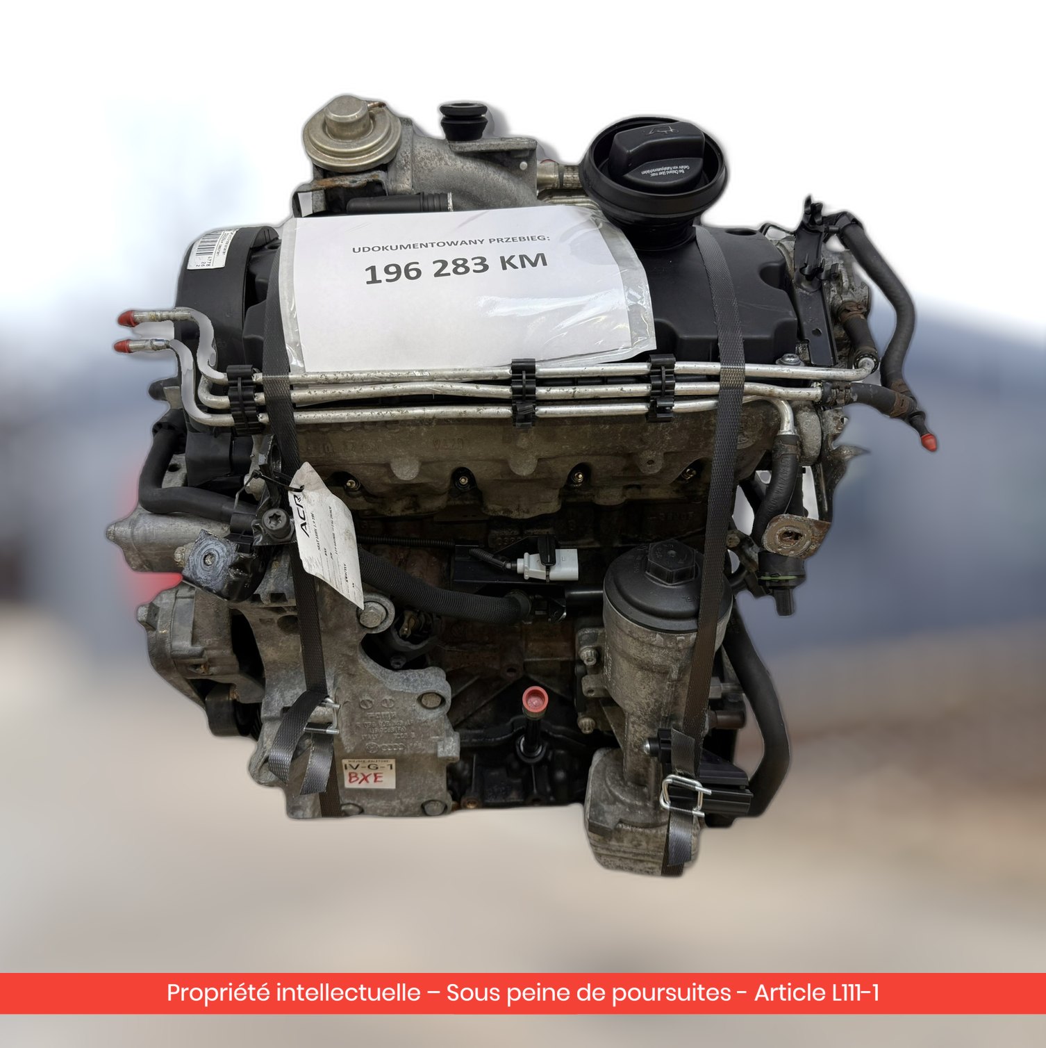 Moteur Audi / Volkswagen / Seat BXE — occasion — vue 1