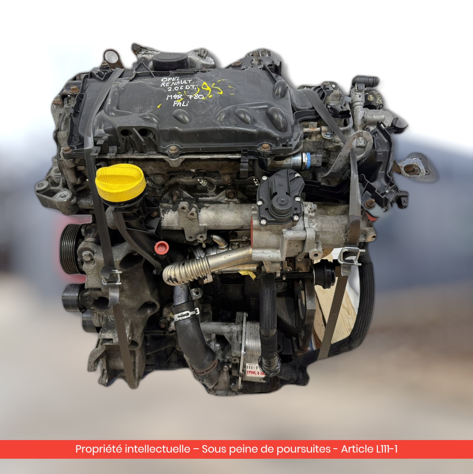 Moteur Renault Trafic / Opel Vivaro / Nissan Primastar M9R780 M9RE780 — occasion — vue 1