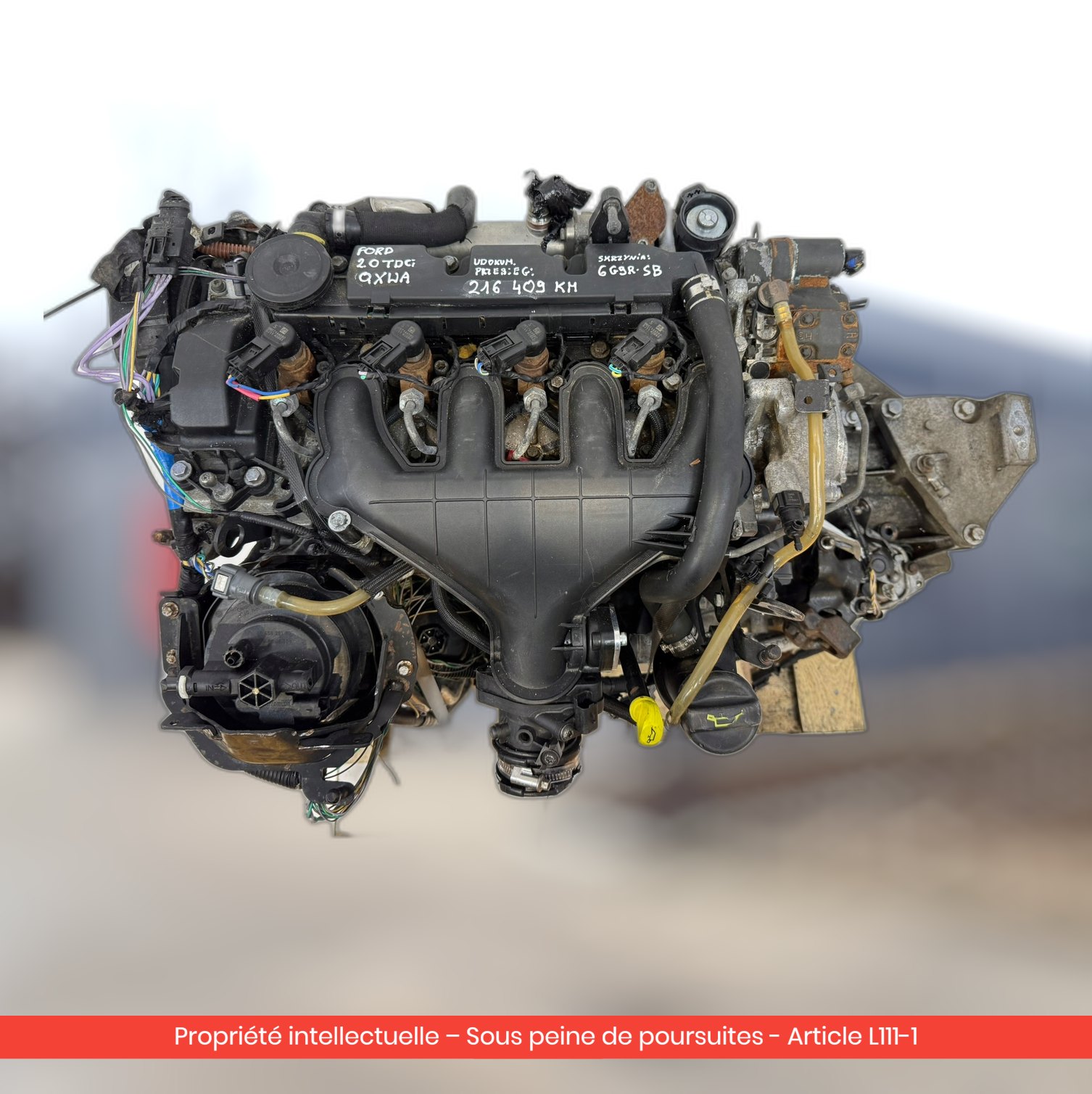 Moteur Ford Focus II MK2 G6DD — occasion — vue 4