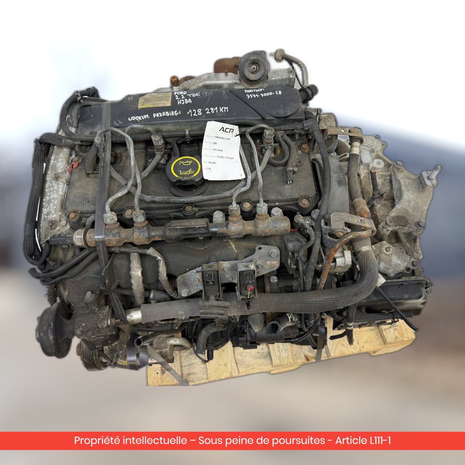Moteur Ford Mondeo III MK3 HJBA — occasion — vue 3