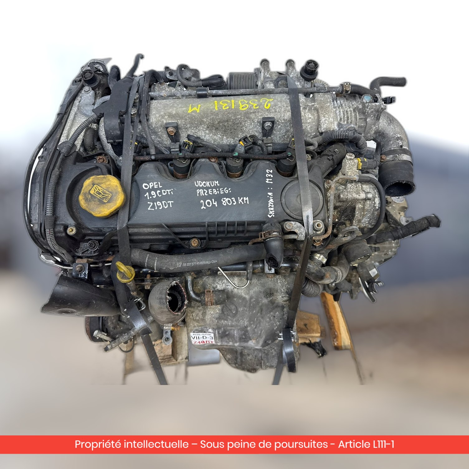 Moteur Opel Signum / Saab 9-3 II Z19DT — occasion — vue 4