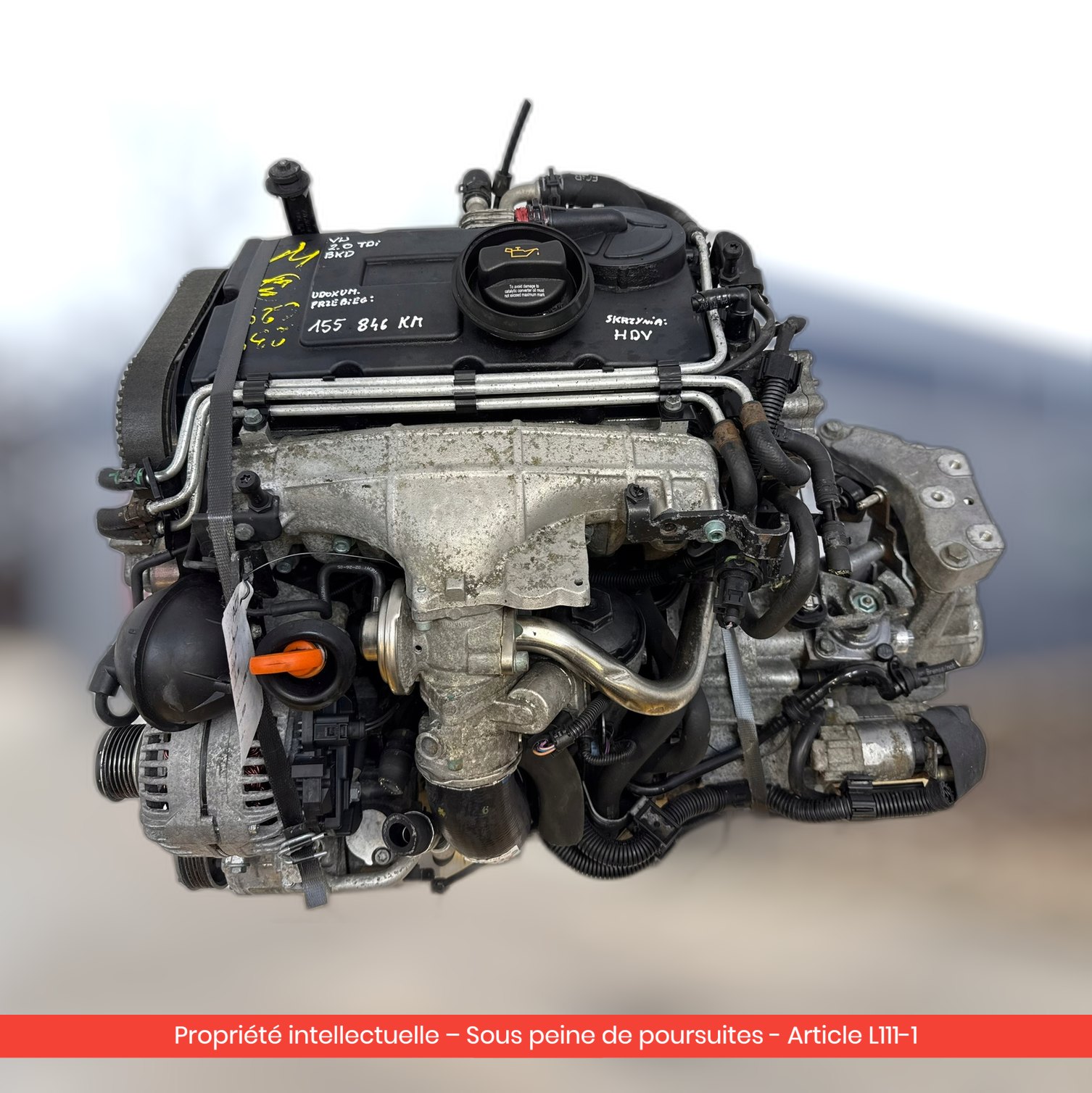 Moteur Volkswagen Golf V / Škoda Octavia II / Seat Altea BKD — occasion — vue 4