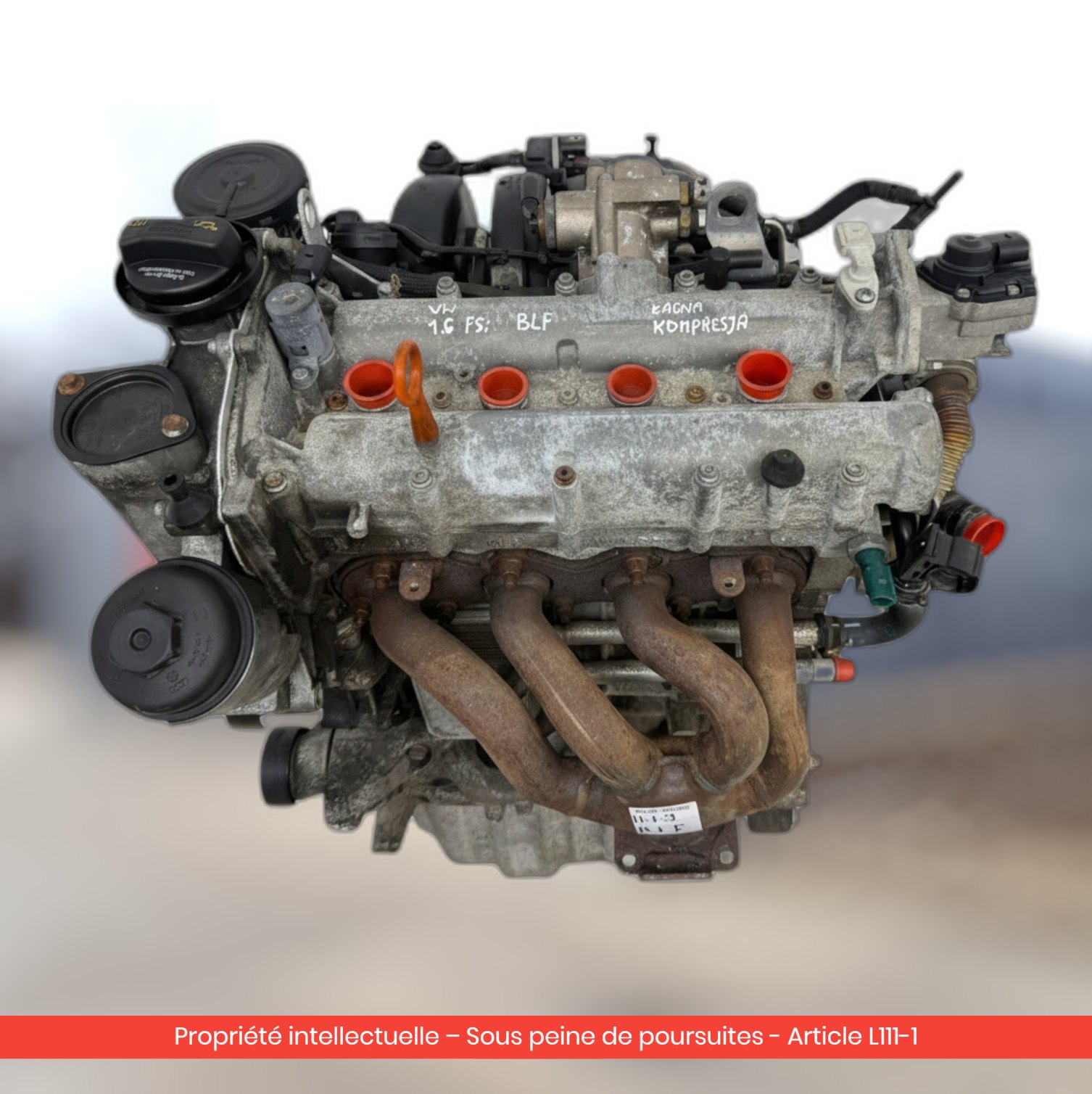 Moteur Volkswagen EOS / Audi A3 II 8P / Škoda Octavia II BLF — occasion — vue 3