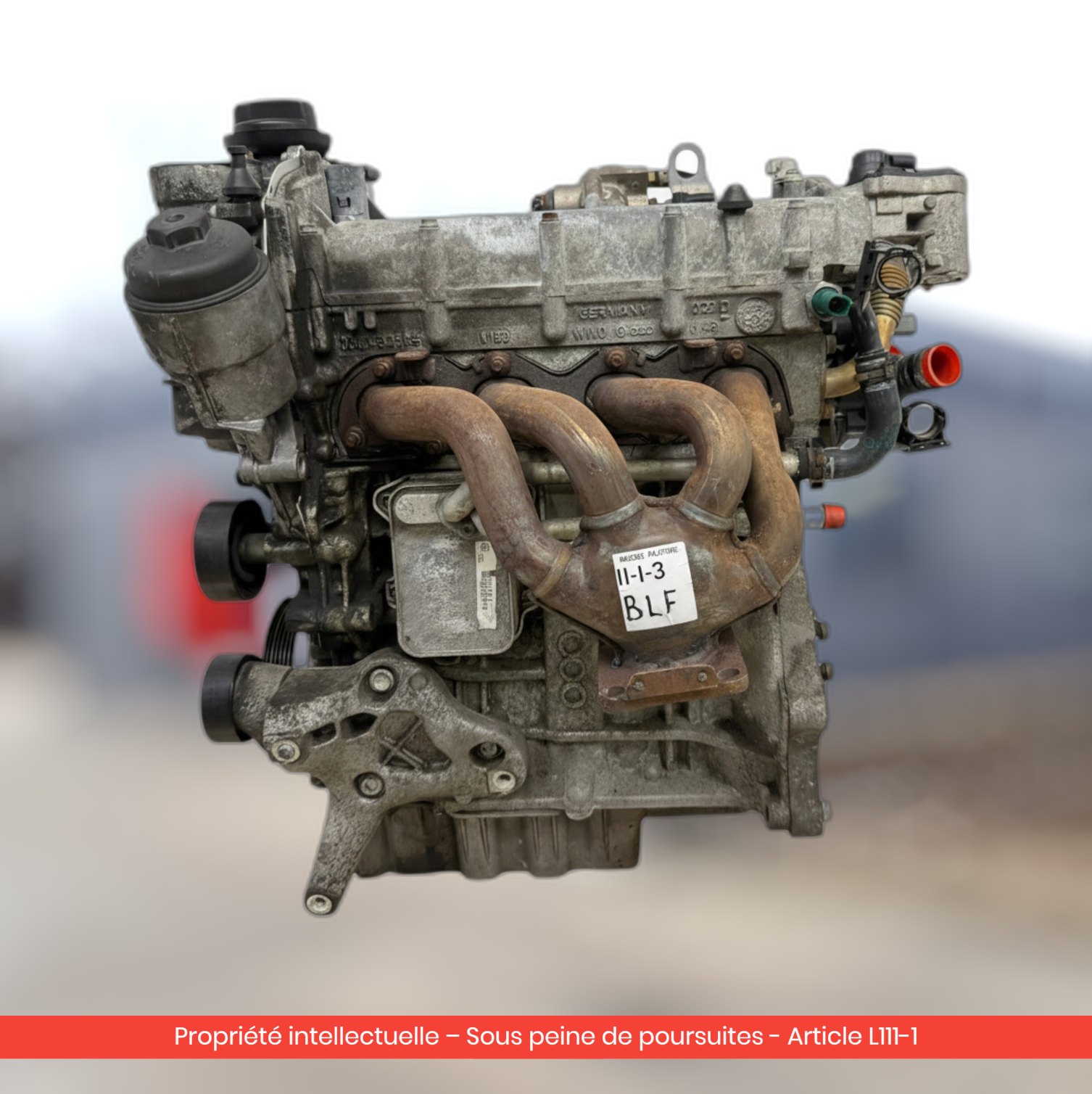 Moteur Volkswagen EOS / Audi A3 II 8P / Škoda Octavia II BLF — occasion — vue 4
