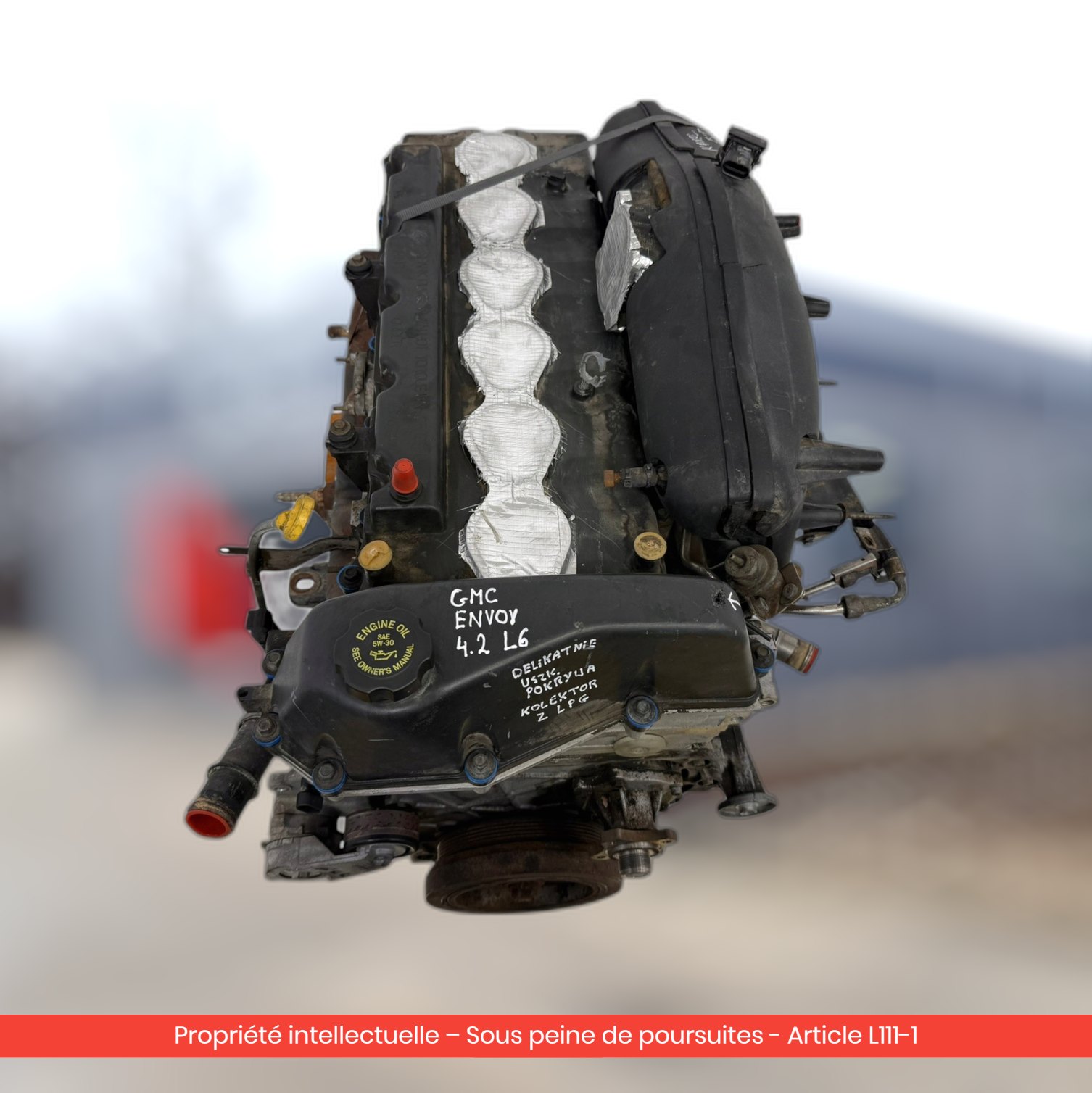Moteur GMC LL8 — occasion — vue 3