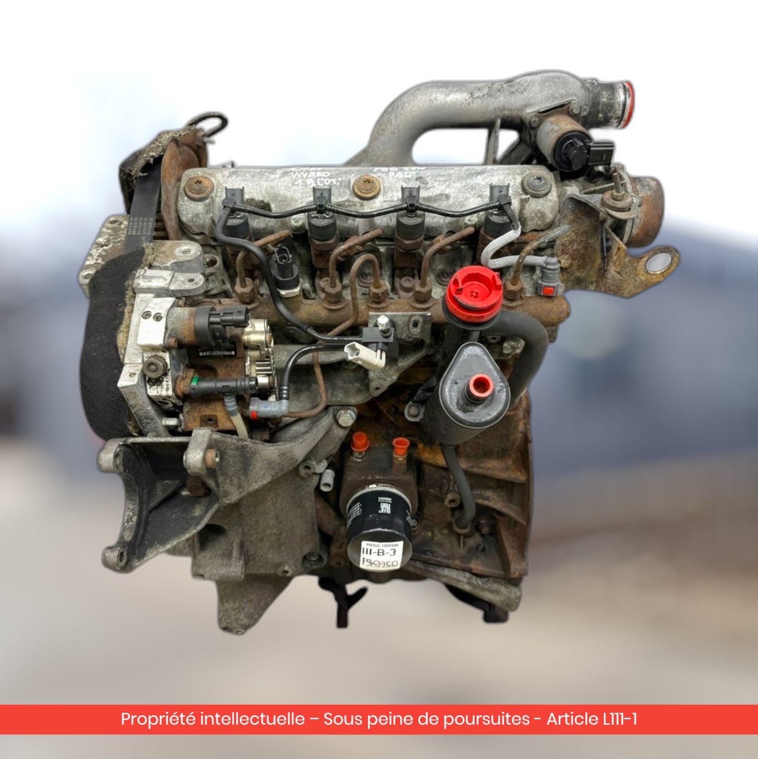 Moteur Renault Trafic / Nissan Primastar / Opel Vivaro F9Q760 F9QU760 — occasion — vue 1