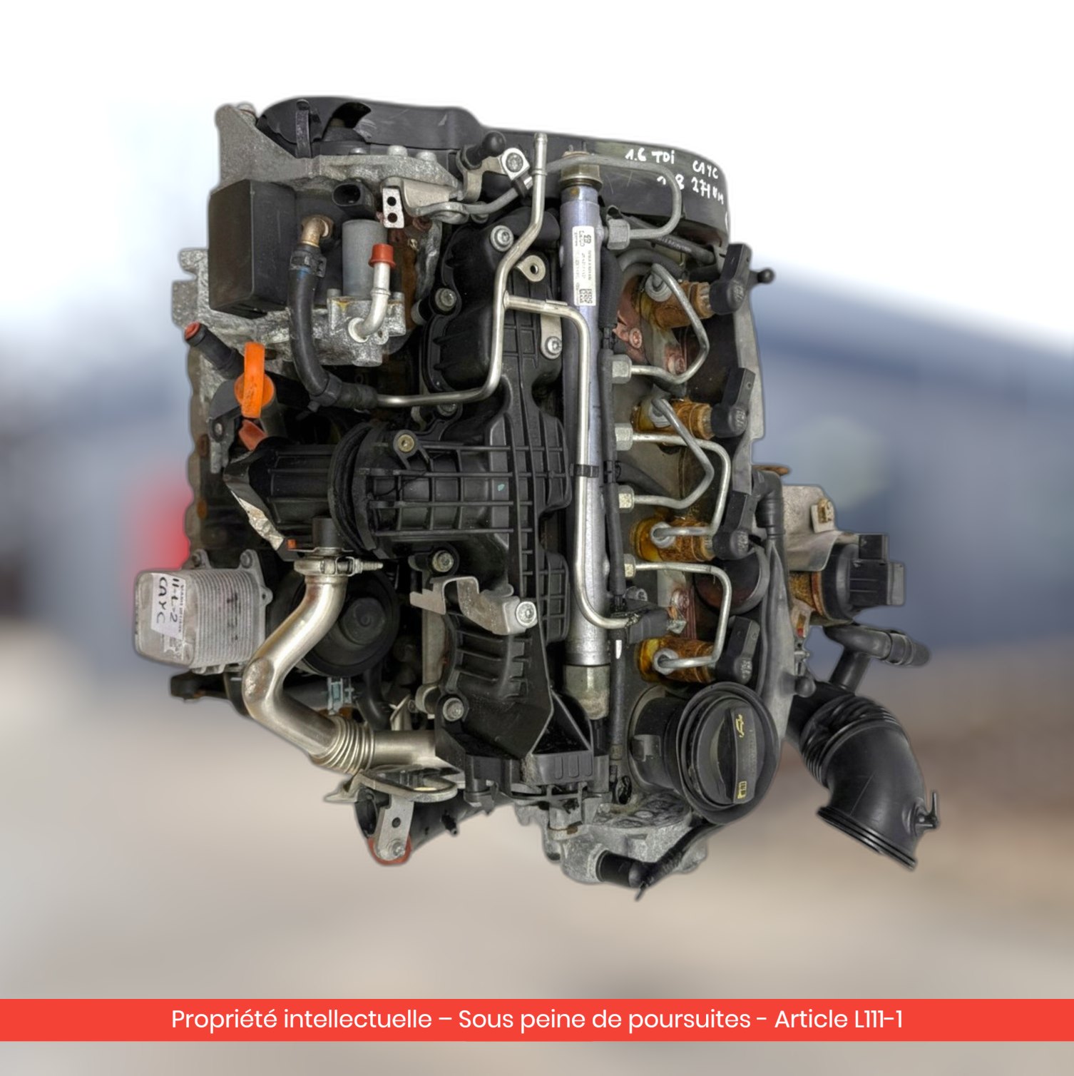 Moteur Audi / Volkswagen / Seat CAY CAYC — occasion — vue 3