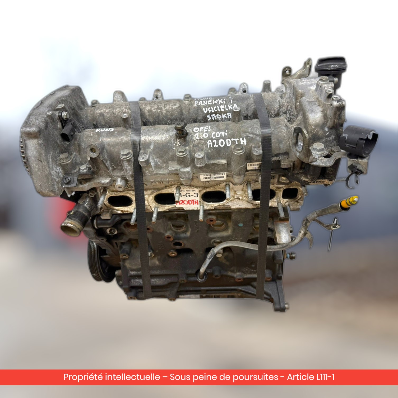 Moteur Opel Insignia A A20DTH — occasion — vue 1
