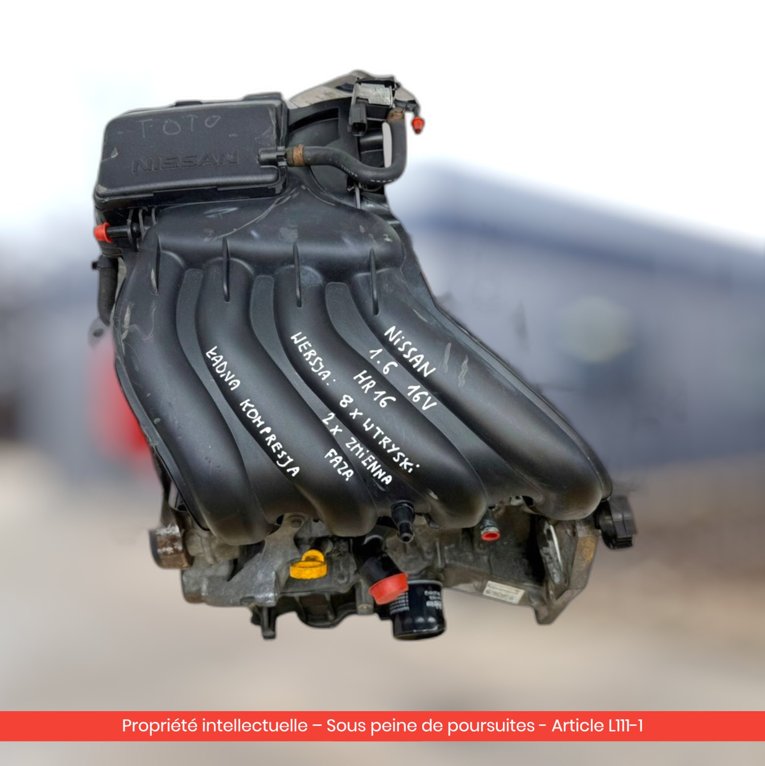 Moteur Nissan Juke HR16 HR16DE — occasion — vue 3