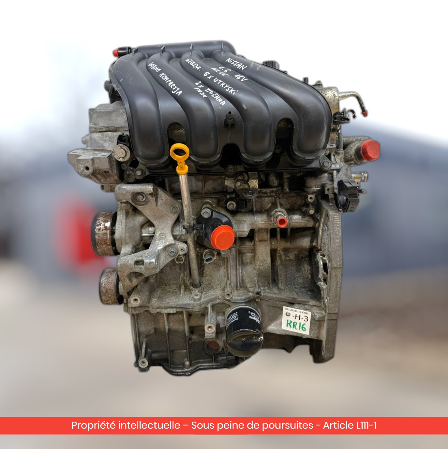 Moteur Nissan Juke HR16 HR16DE — occasion — vue 4