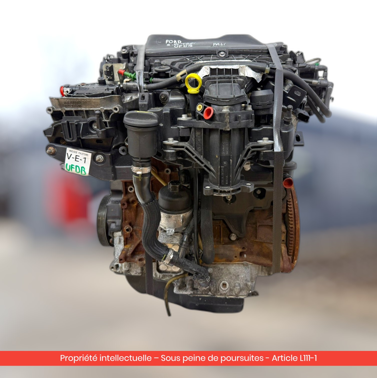 Moteur Ford Focus III MK3 UFDB — occasion — vue 4