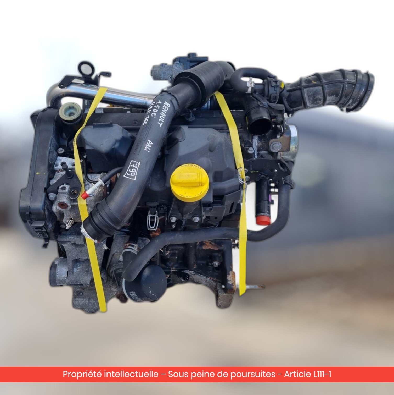 Moteur Renault Clio III K9K766 K9KT766 — occasion — vue 1