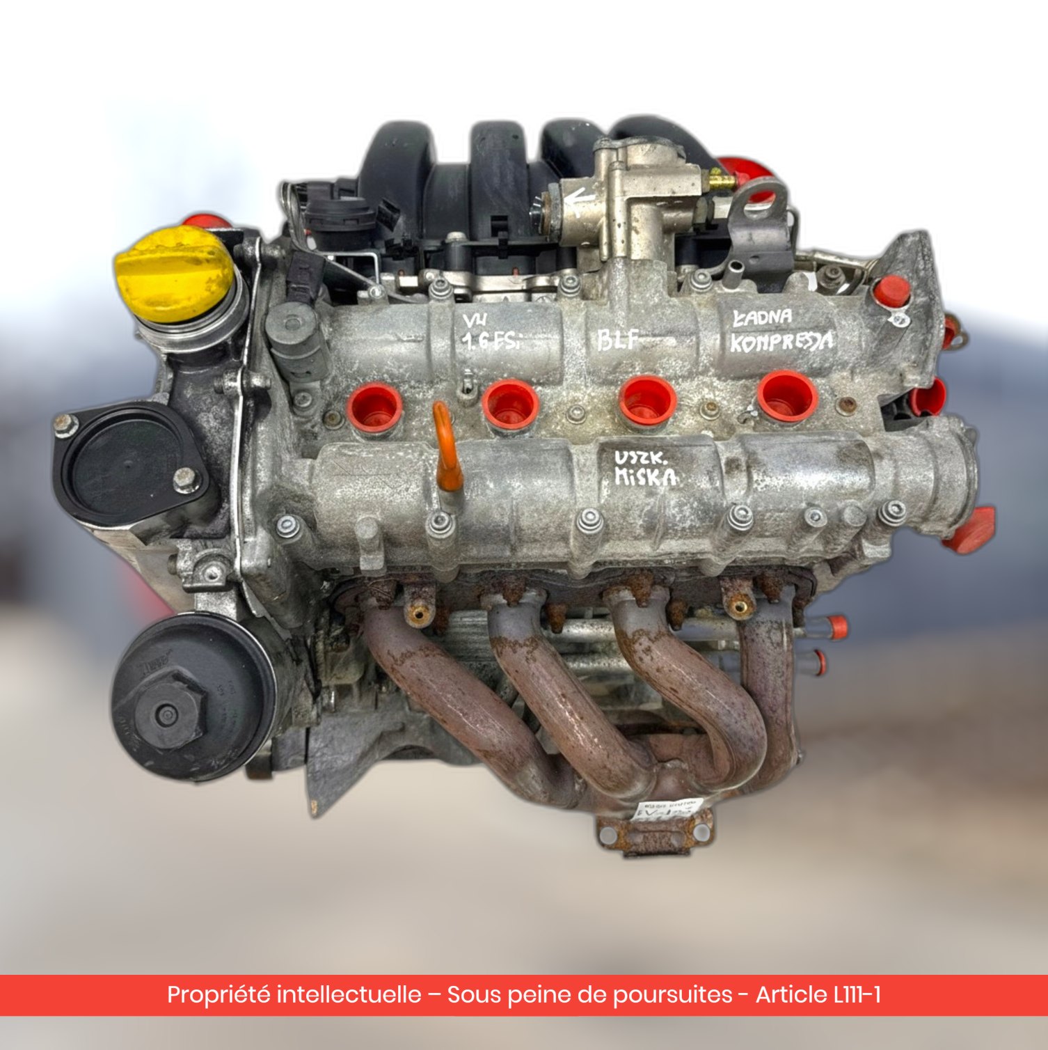 Moteur Audi A3 II 8P / Škoda Octavia II BLF — occasion — vue 4