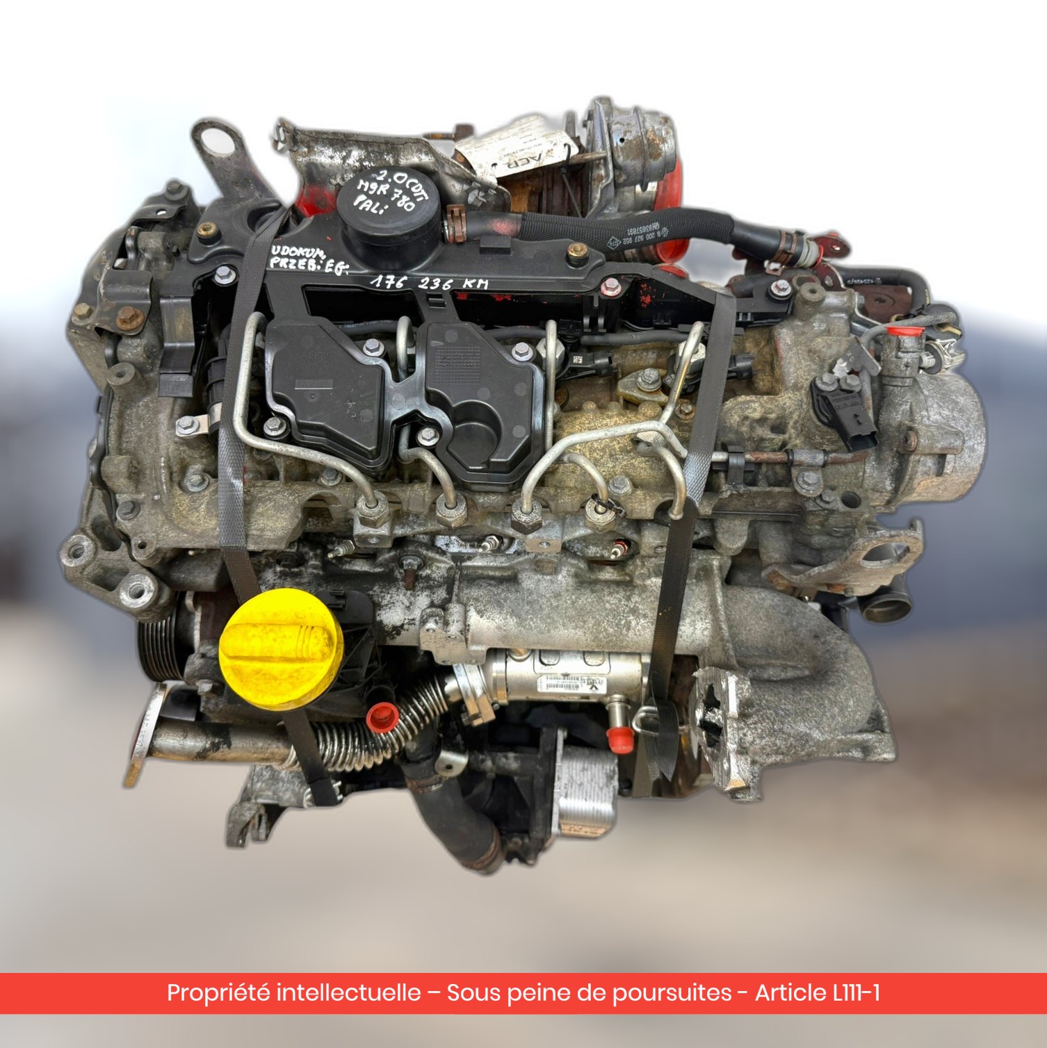 Moteur Renault Trafic / Nissan Primastar M9R780 M9RE780 — occasion — vue 4