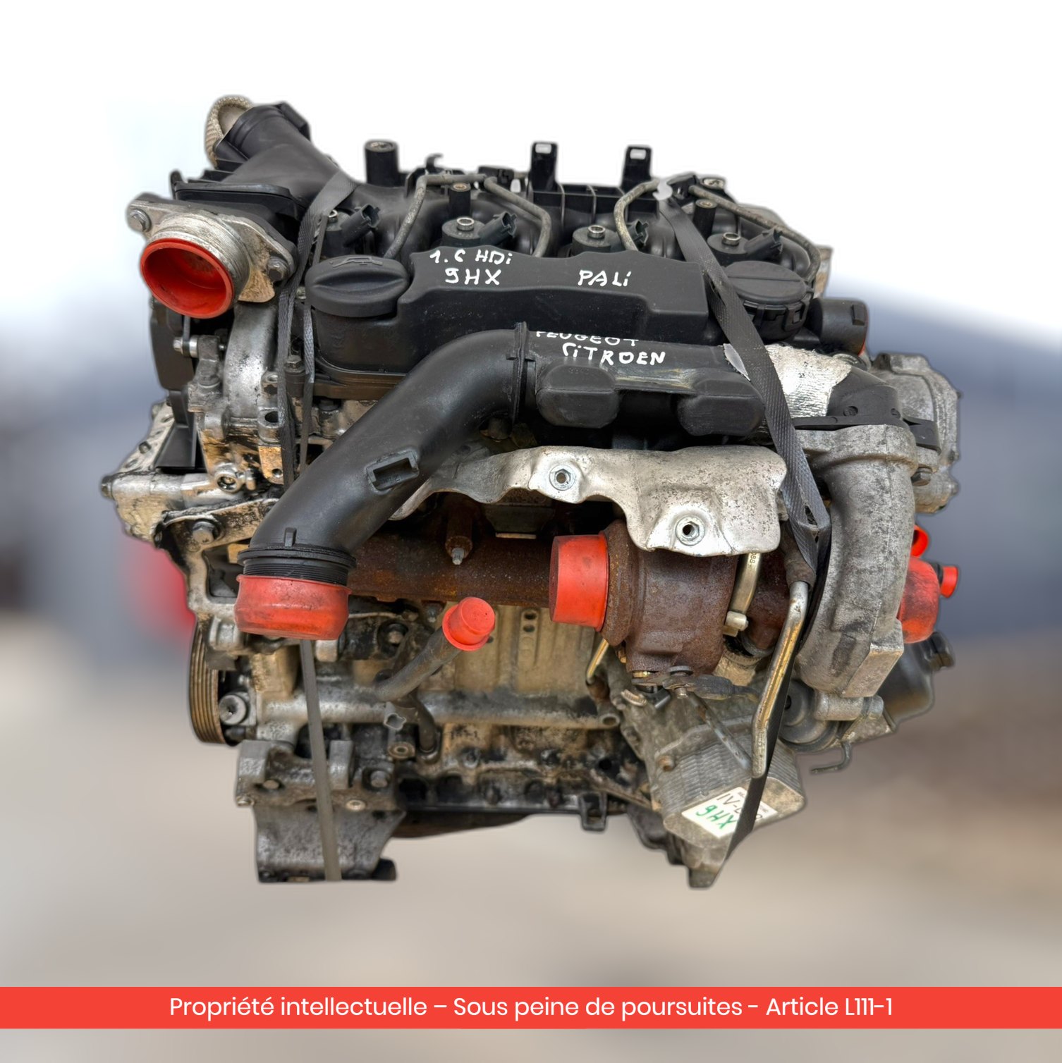 Moteur Peugeot 207 307 308 9HX — occasion — vue 1