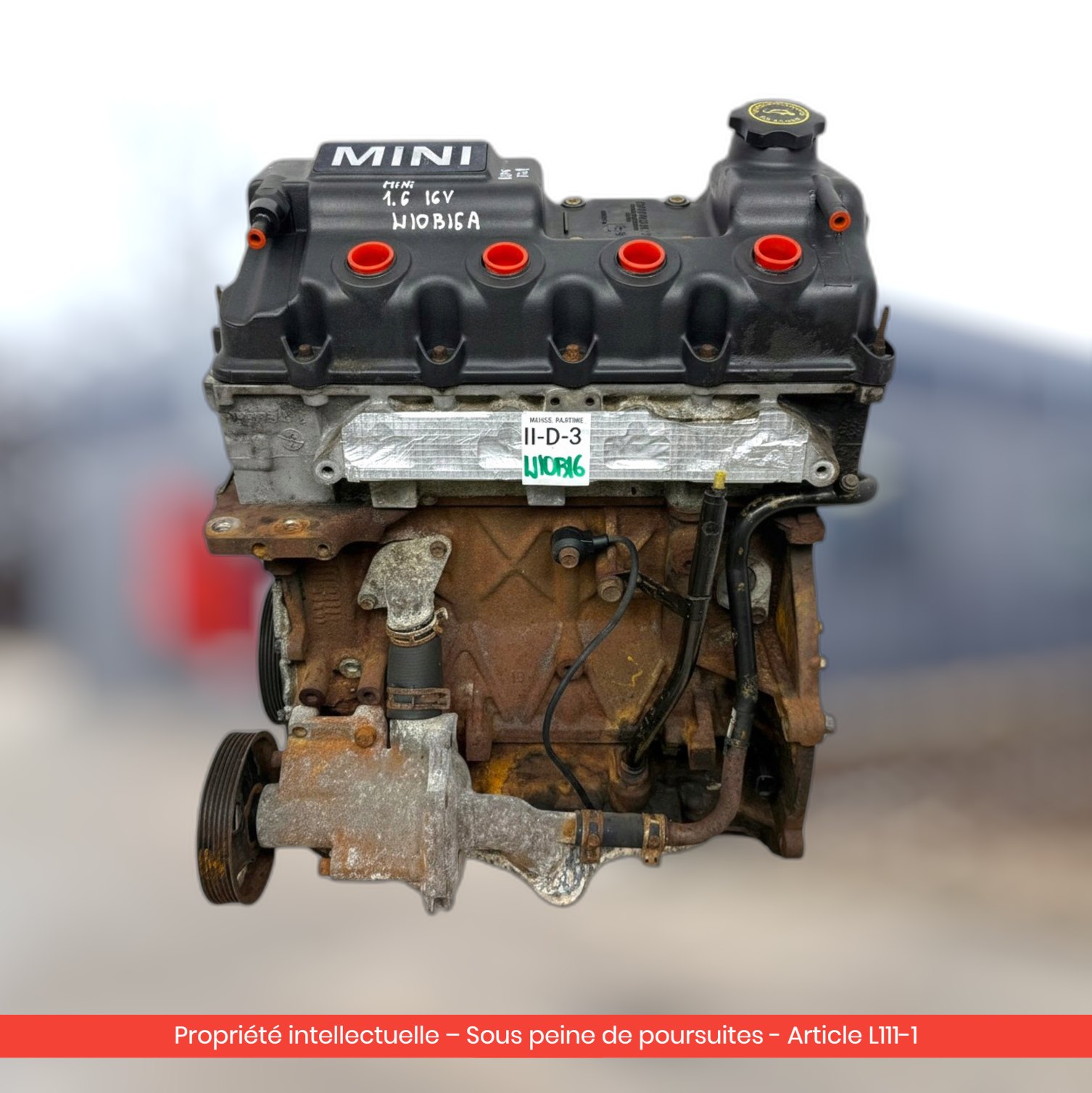 Moteur Mini ONE R50 R52 R53 W10B16A W10B16D — occasion — vue 1