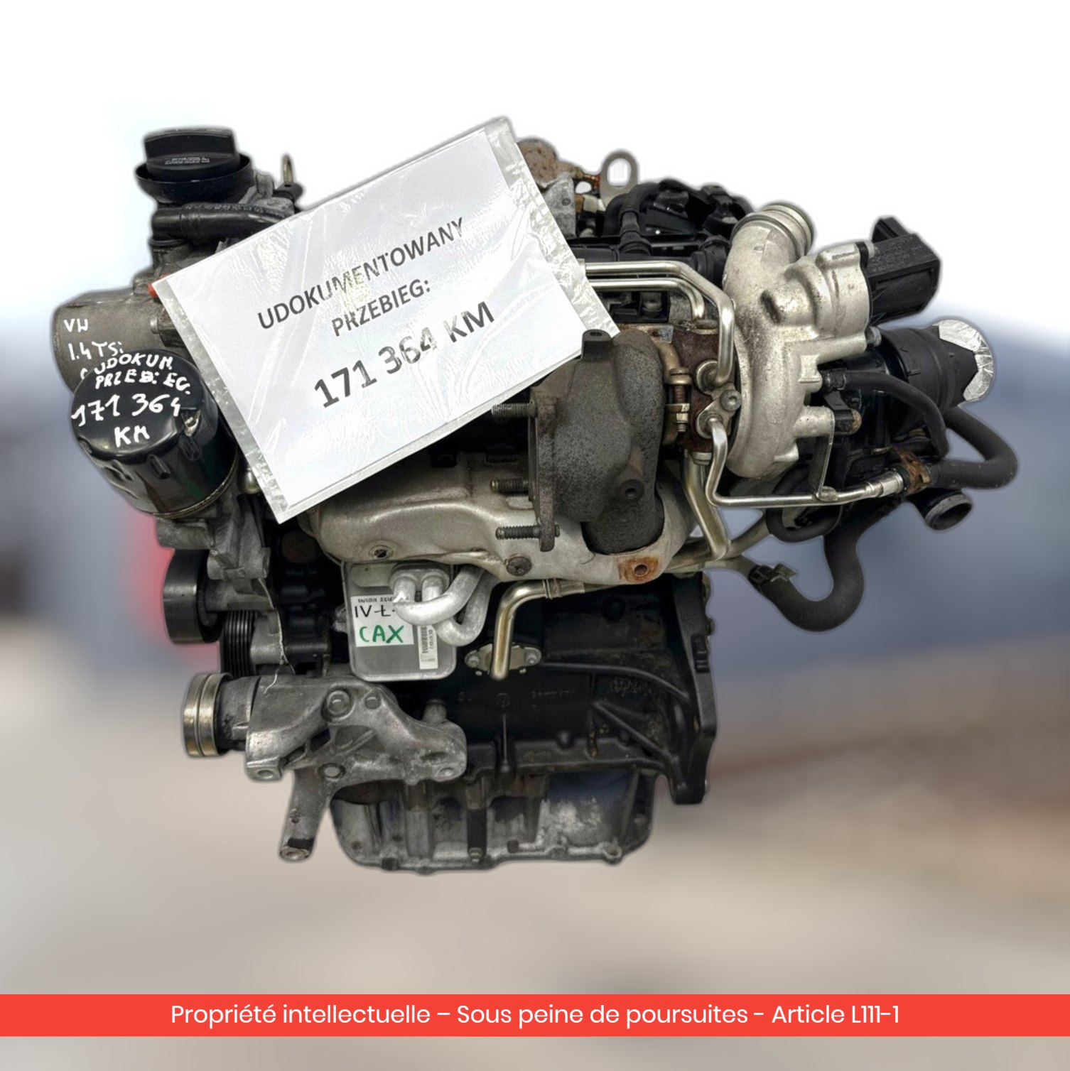 Moteur Volkswagen EOS / Audi A1 8X CAX — occasion — vue 1