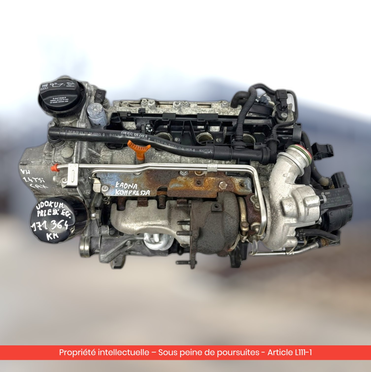 Moteur Volkswagen EOS / Audi A1 8X CAX — occasion — vue 4