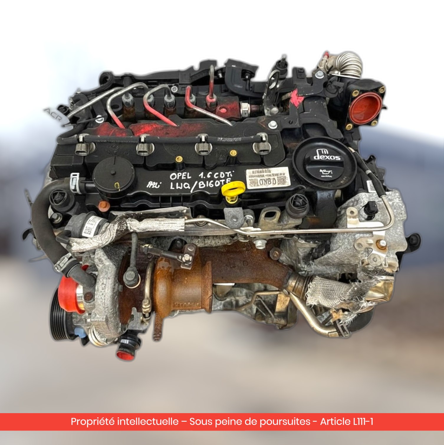 Moteur Opel Insignia B B16DTH — occasion — vue 3
