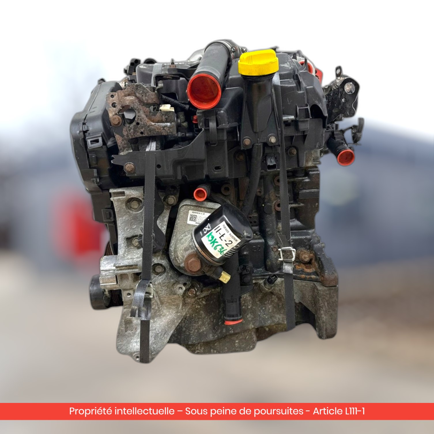 Moteur Nissan Juke K9K636 — occasion — vue 4