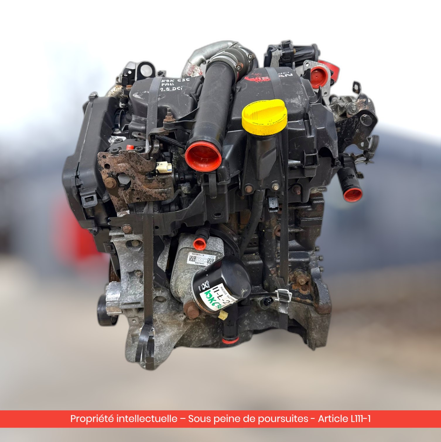 Moteur Nissan Juke / Renault Scenic III K9K636 — occasion — vue 1