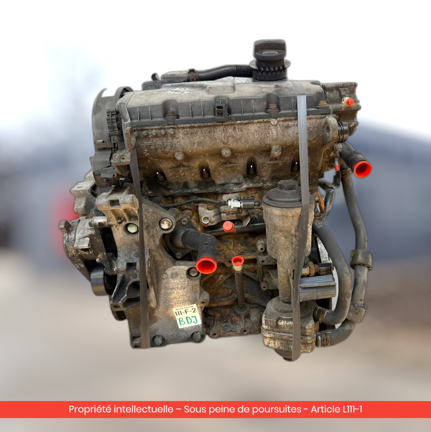 Moteur Volkswagen Caddy III SDI BDJ — occasion — vue 4