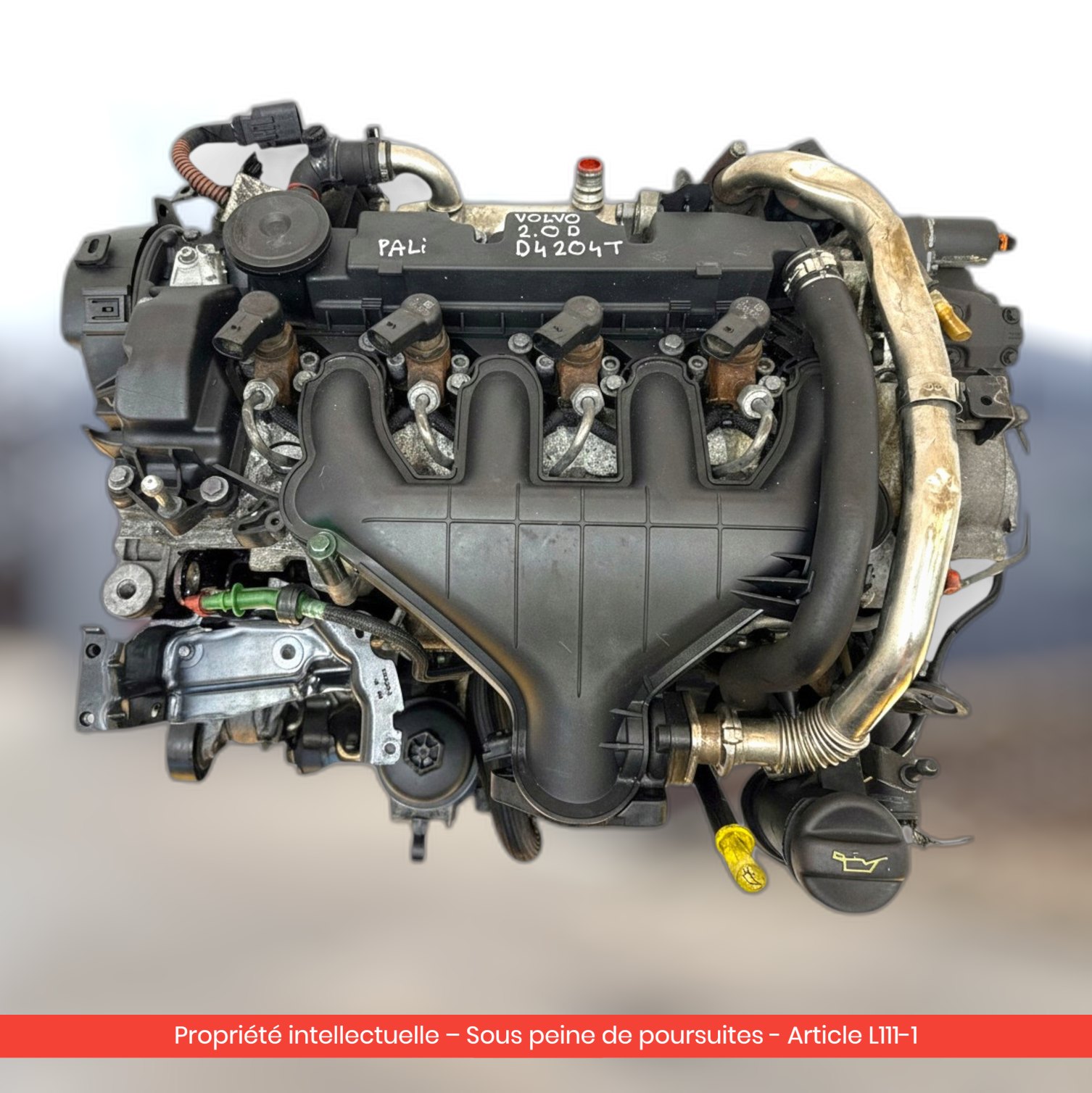 Moteur Volvo S40 II V50 C70 III C30 C70 S80 D D4204T — occasion — vue 3