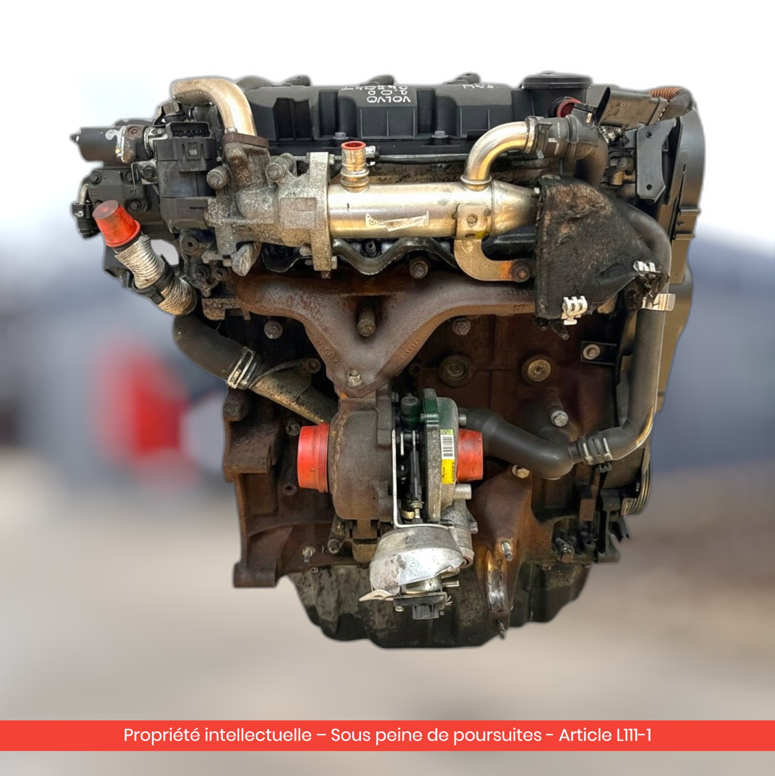 Moteur Volvo S40 II V50 C70 III C30 C70 S80 D D4204T — occasion — vue 4