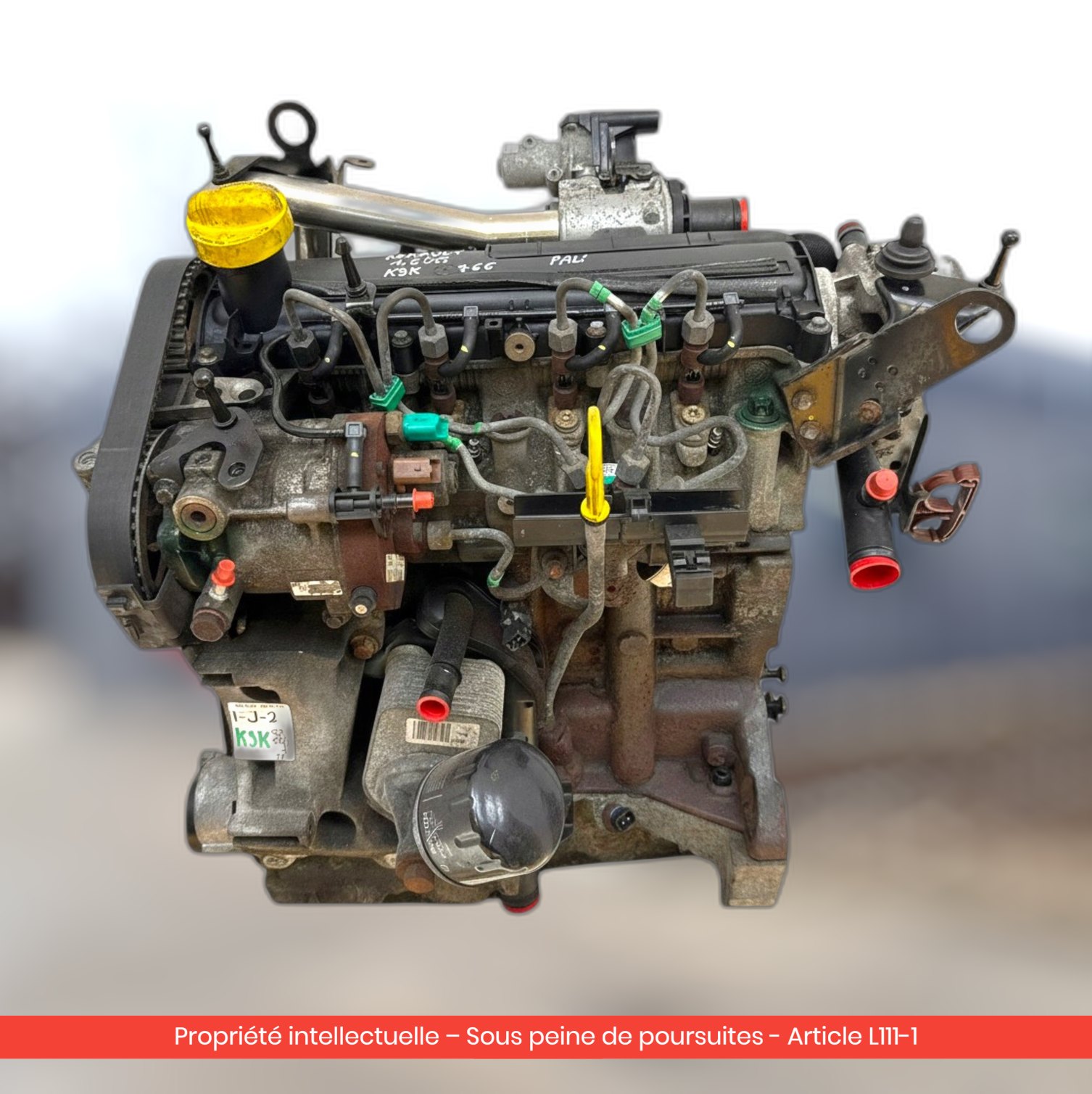 Moteur Renault Modus K9K766 K9KT766 — occasion — vue 1