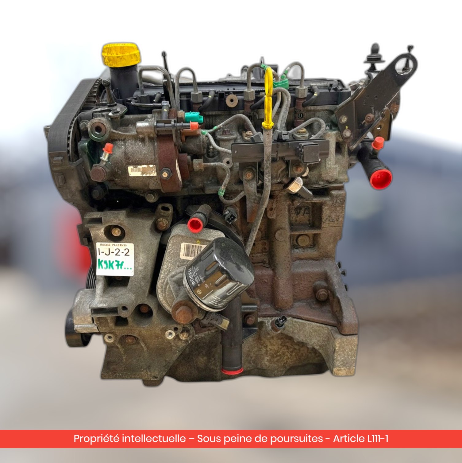 Moteur Renault Modus K9K766 K9KT766 — occasion — vue 4