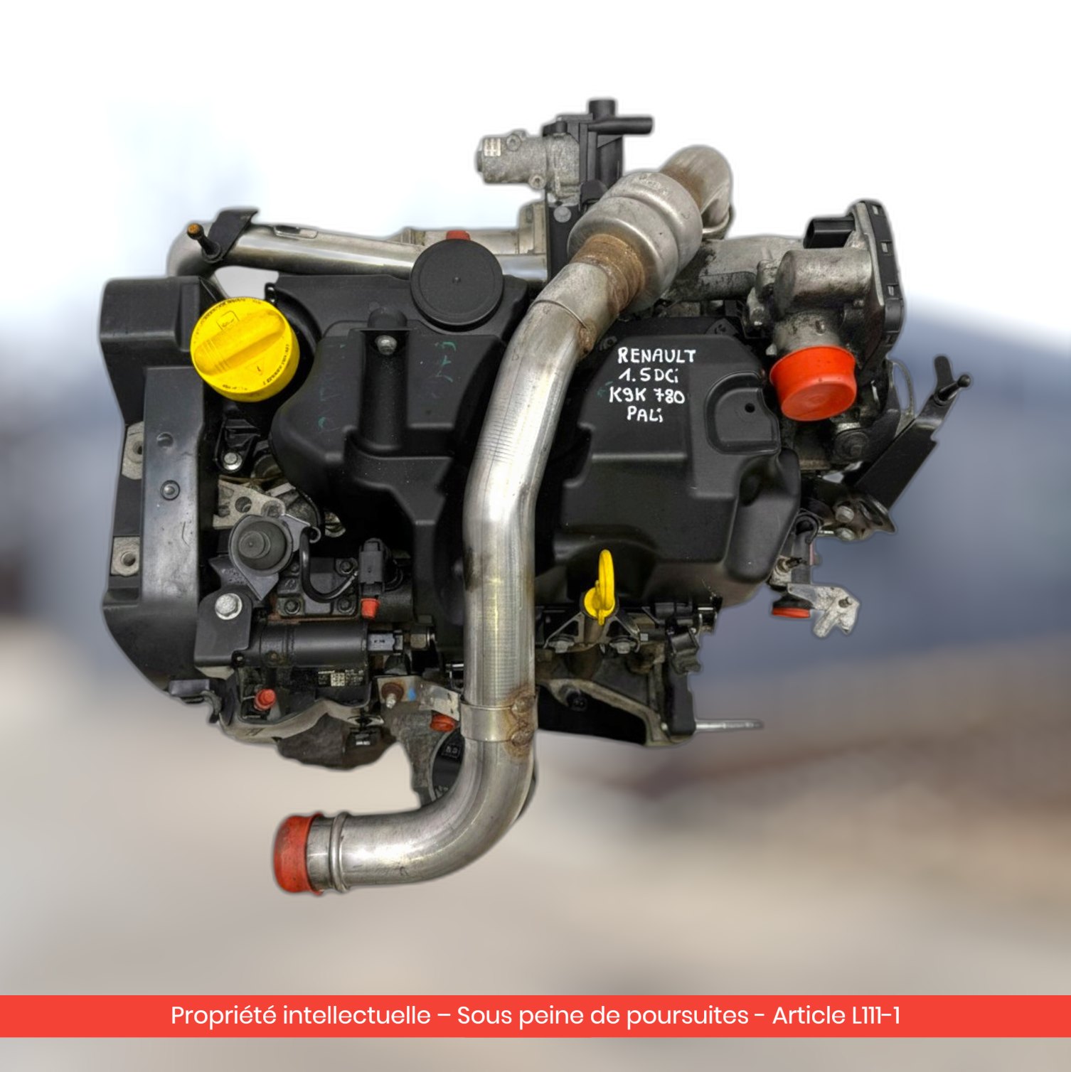 Moteur Renault Laguna III K9K780 — occasion — vue 3