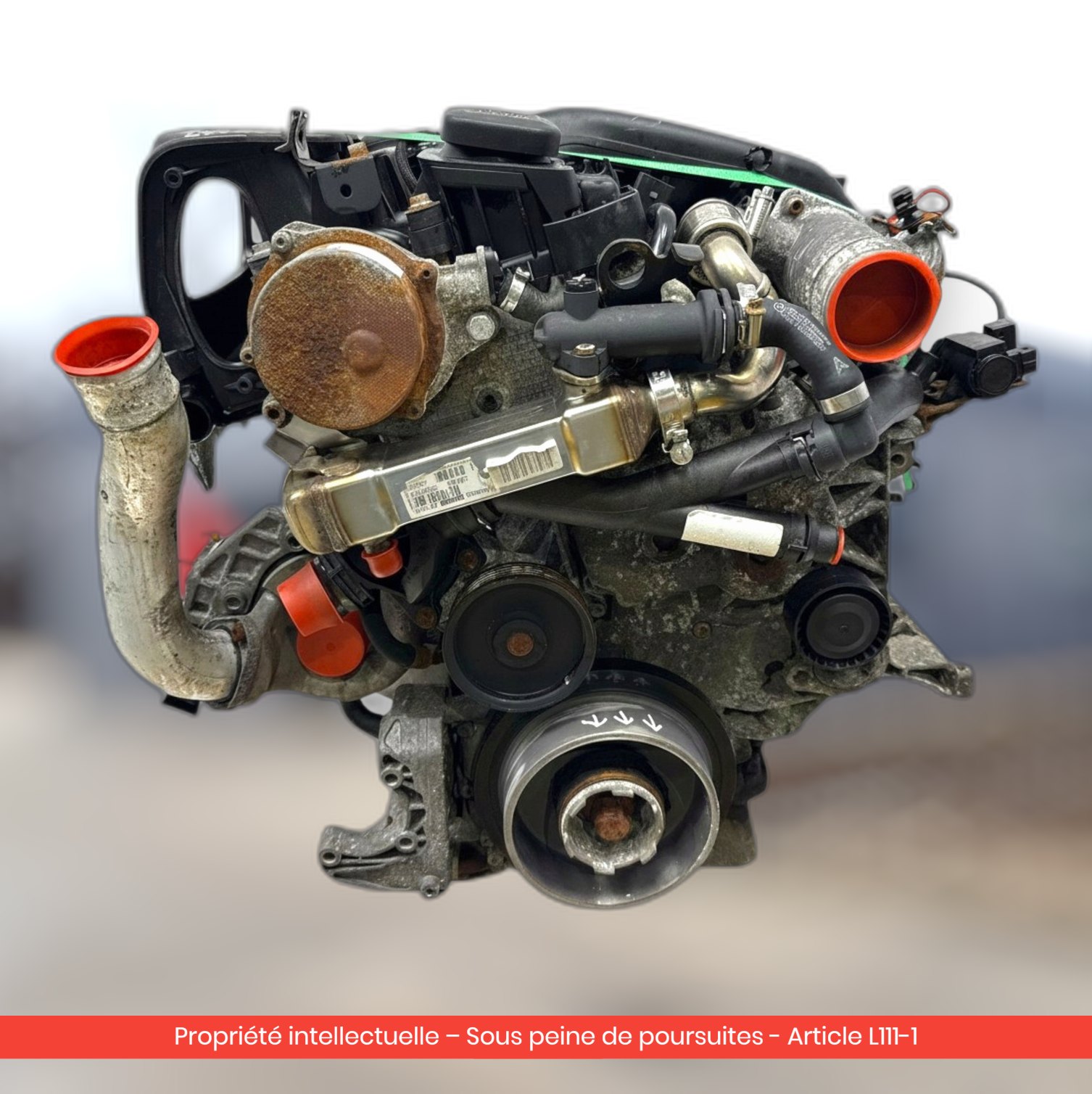 Moteur BMW E90 E91 D M47D20 — occasion — vue 4