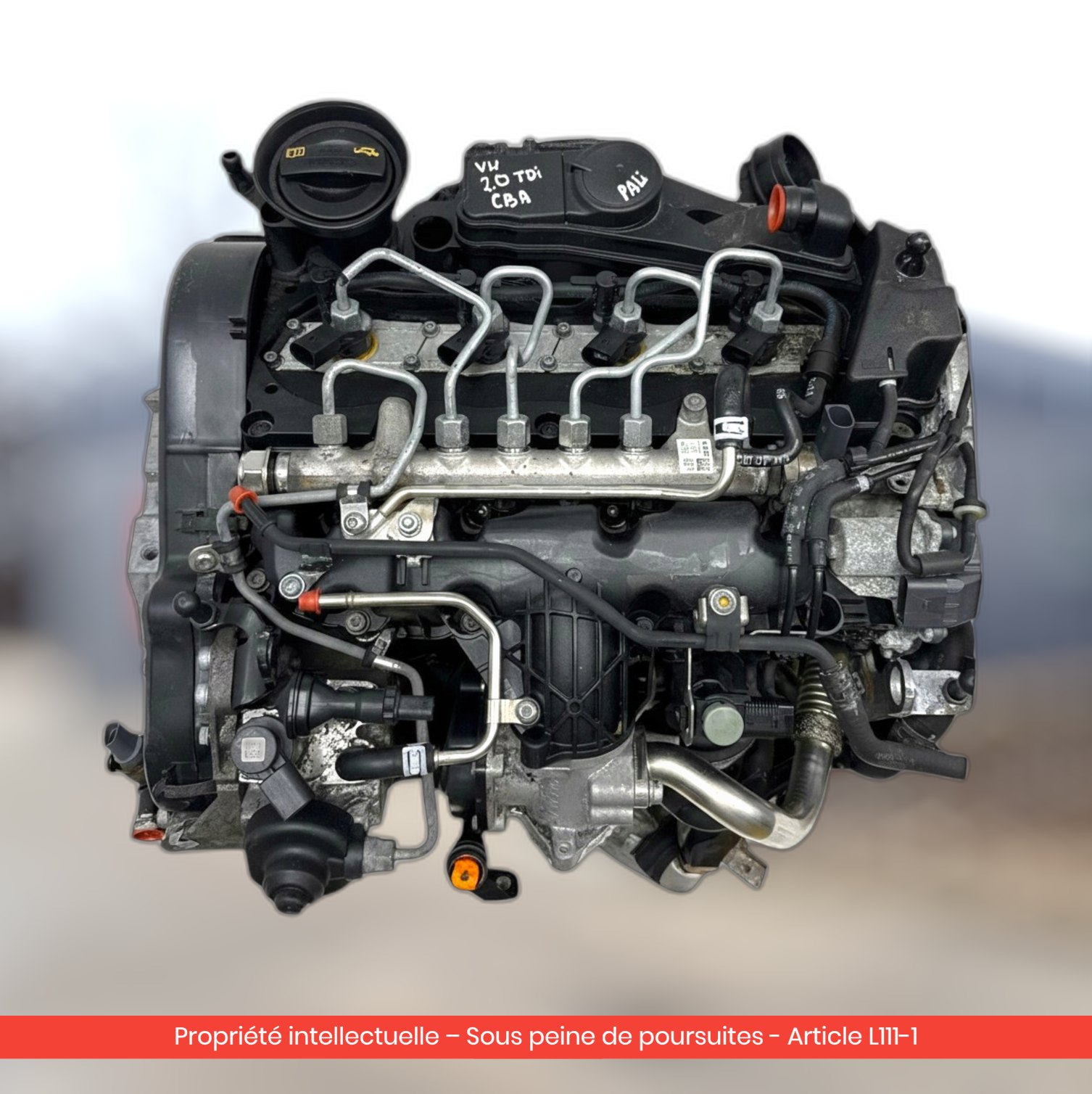 Moteur Volkswagen Golf VI EOS / Audi A3 II 8P CBA — occasion — vue 3
