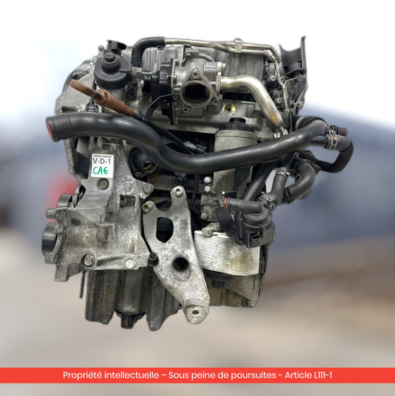 Moteur Audi A4 B8 Q5 8R A5 8T / Seat Exeo CAG — occasion — vue 3