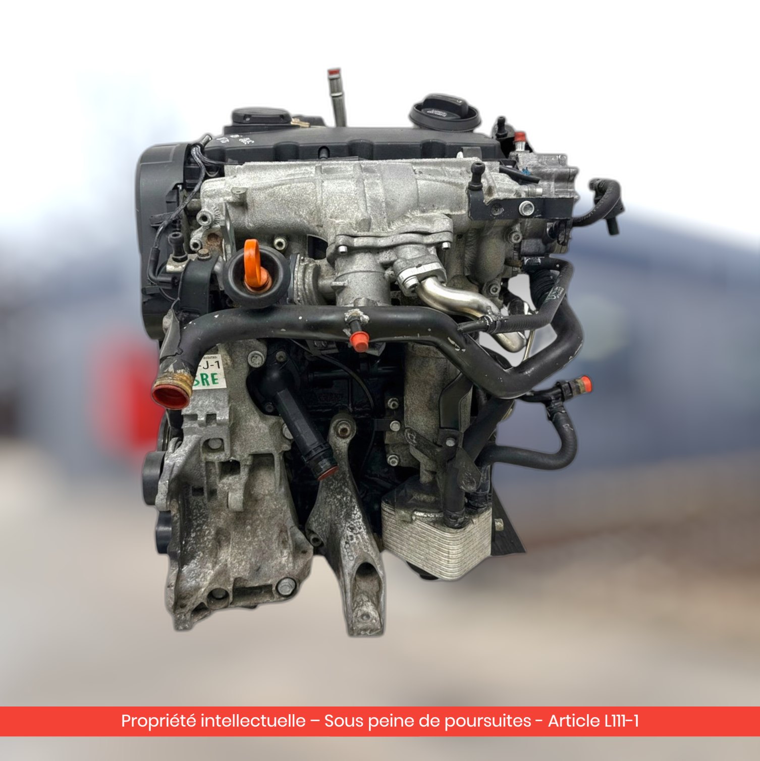 Moteur Audi A4 B7 A6 C6 BRE — occasion — vue 4