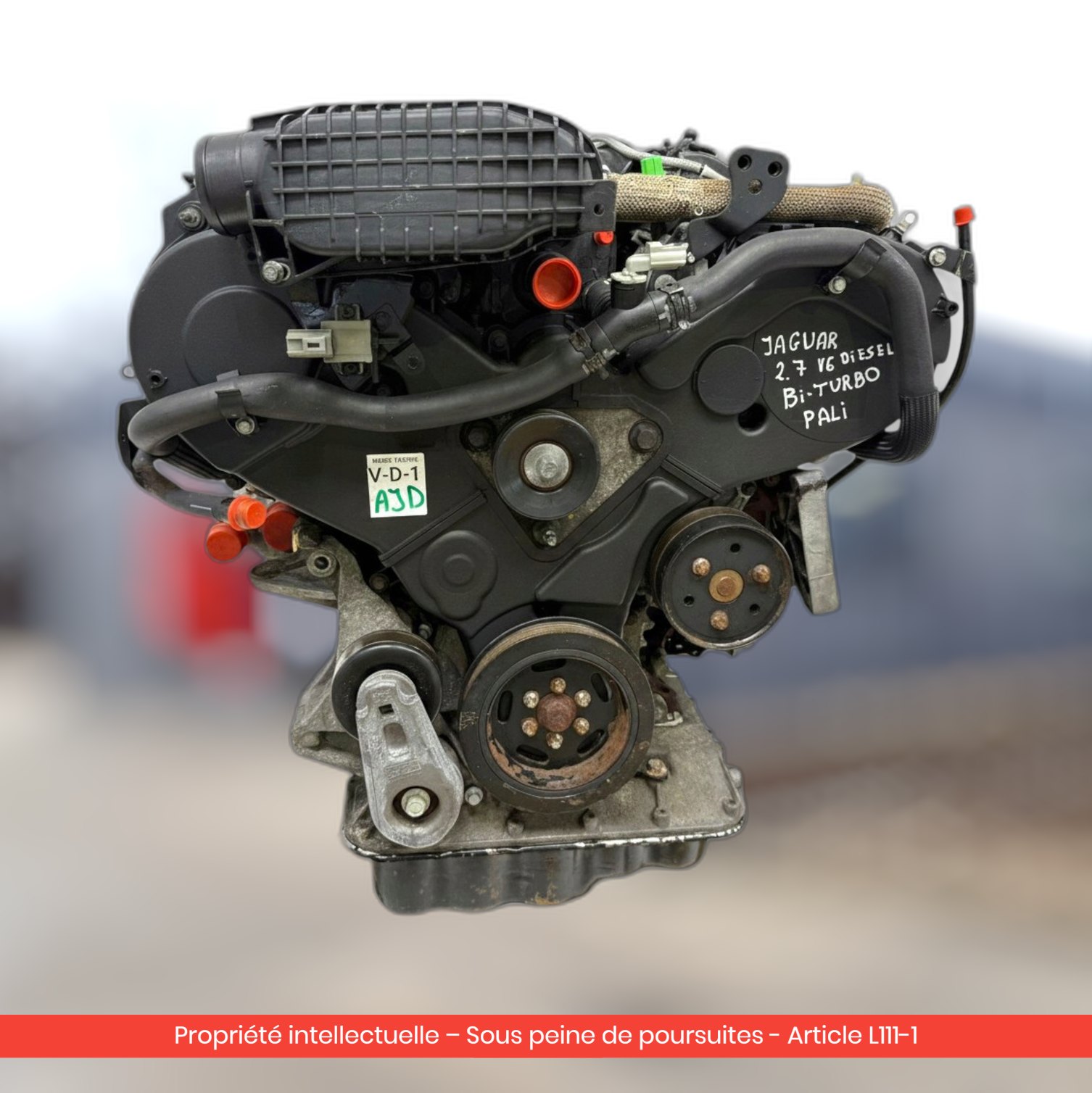 Moteur Jaguar XF X250 XJ X350 AJD 276DT — occasion — vue 4