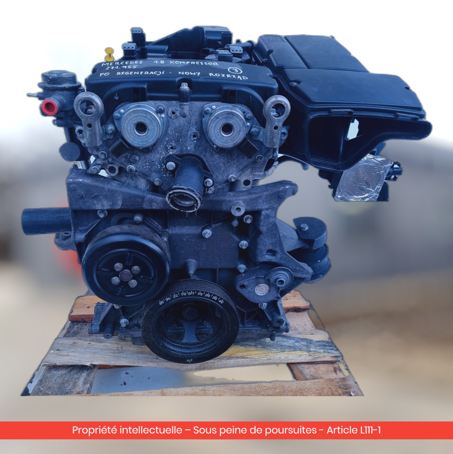 Moteur Mercedes CLK W209 271955 — occasion — vue 2