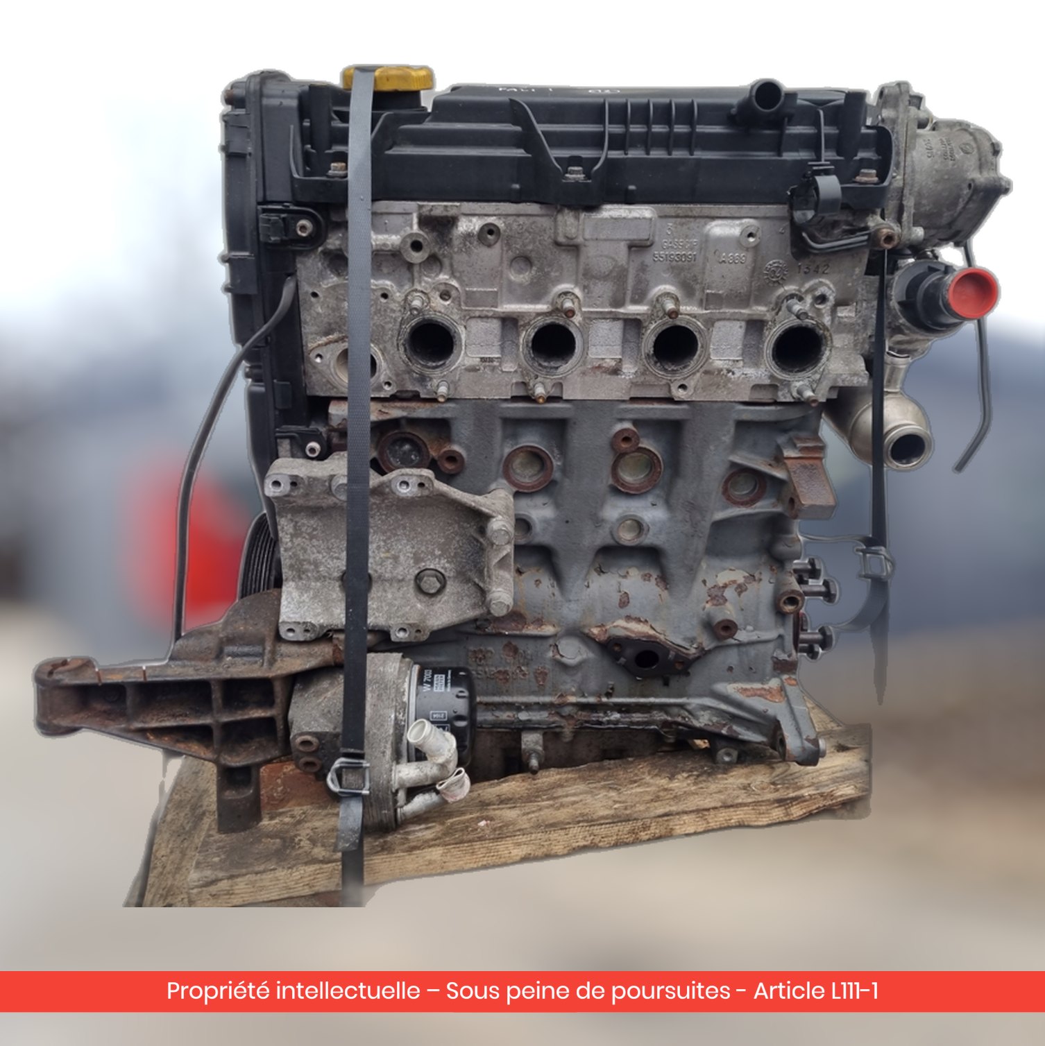 Moteur Fiat Stilo JTD 192A1000 — occasion — vue 3