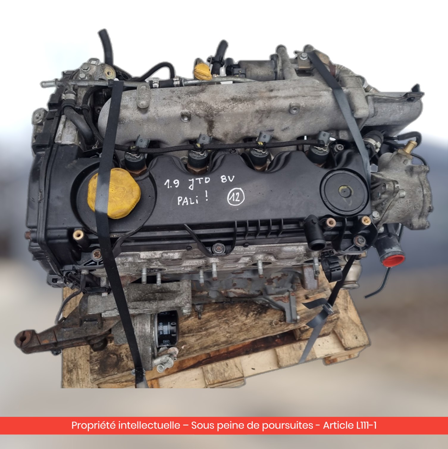 Moteur Fiat Stilo JTD 192A1000 — occasion — vue 4