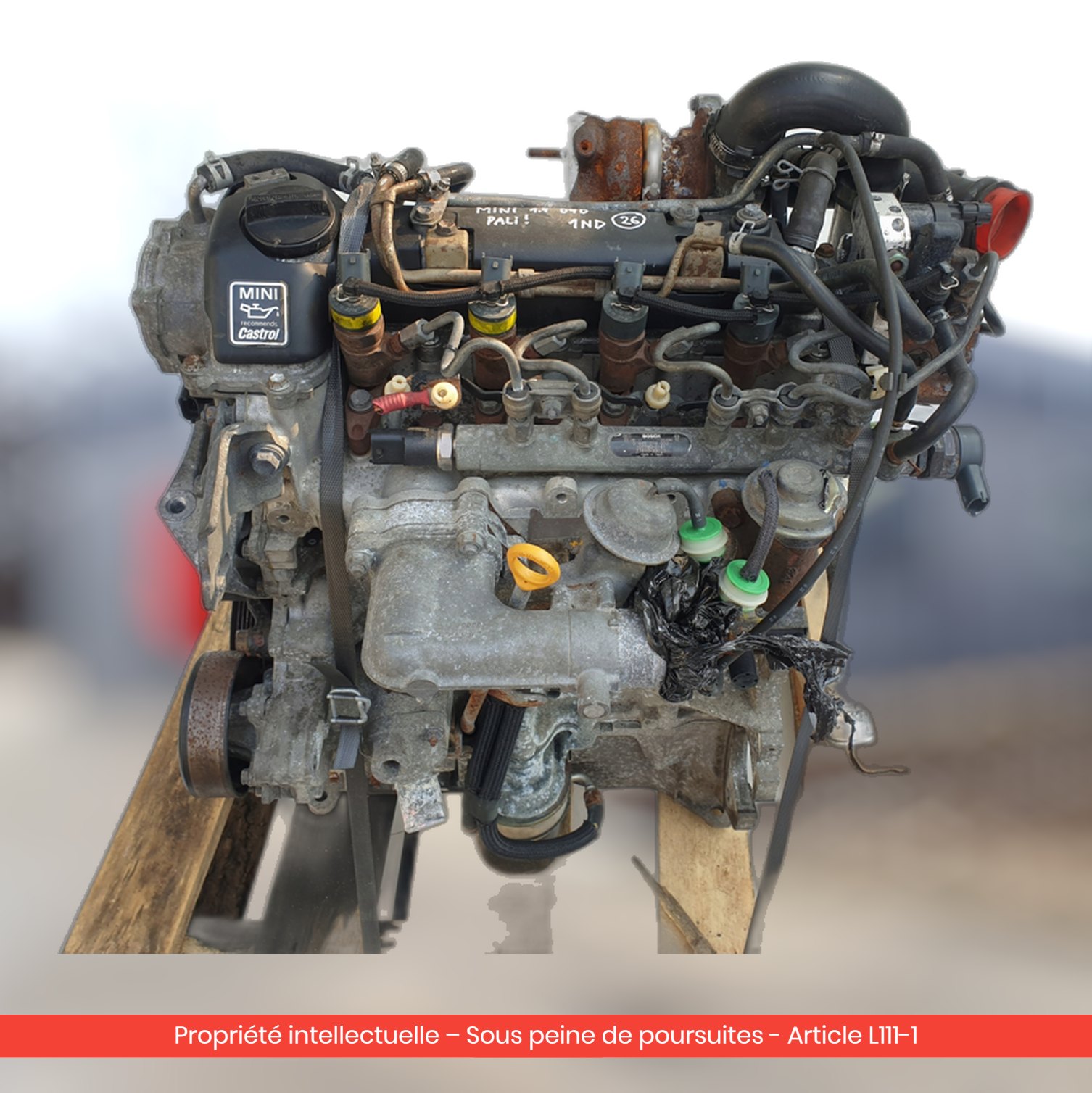 Moteur Mini ONE R50 R53 D 1ND — occasion — vue 2